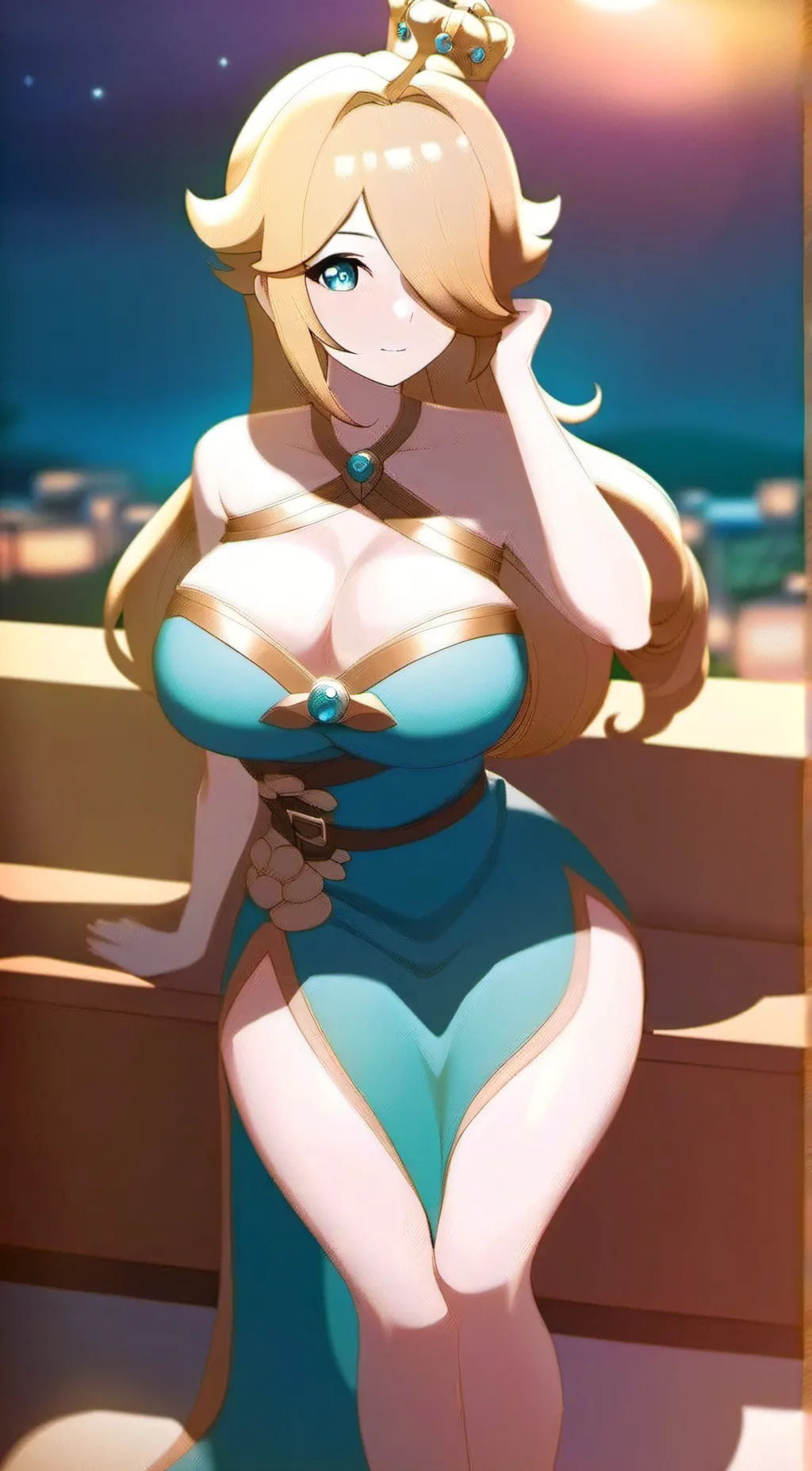 ai character: Princess Rosalina background