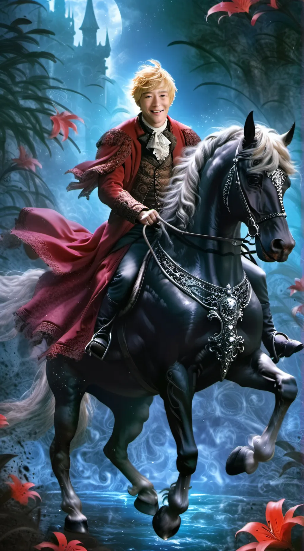 ai character: Alex -horse rider- background
