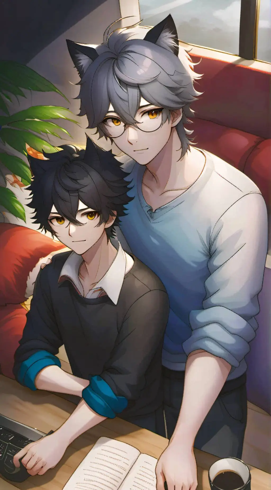 ai character: Kyodai and Oji background