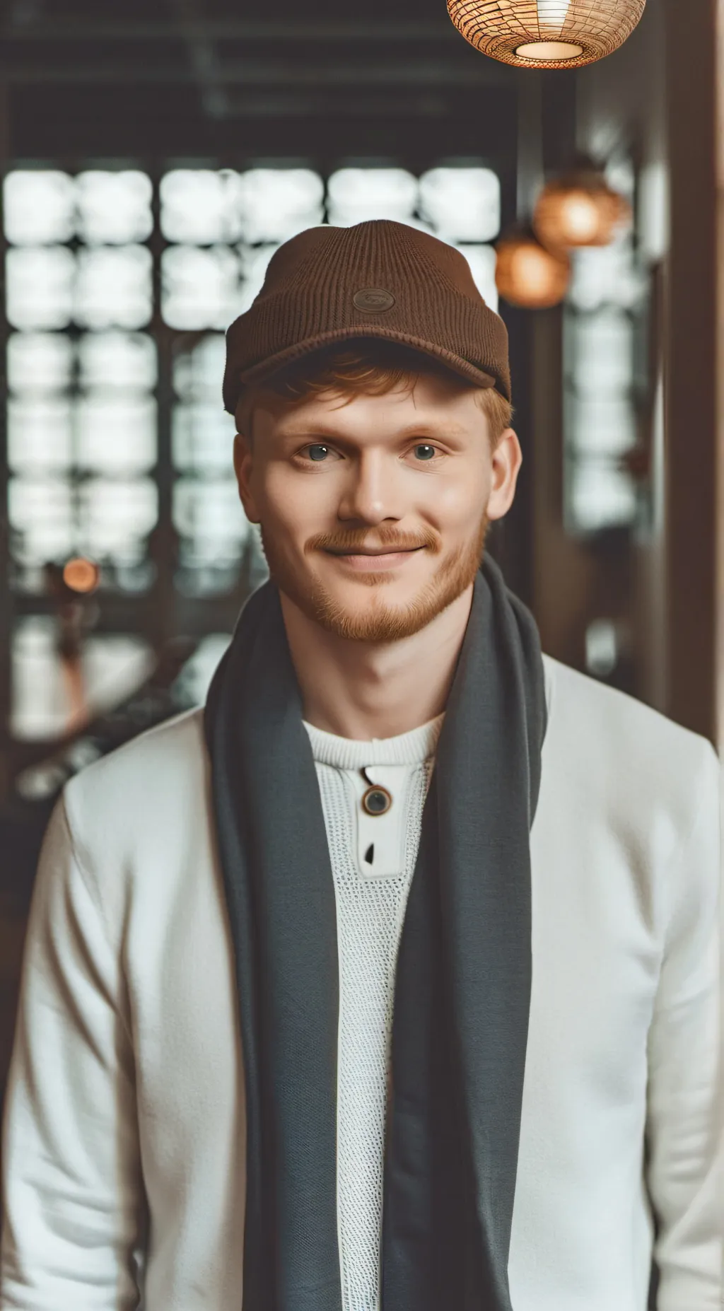 ai character: egg sheeran  background