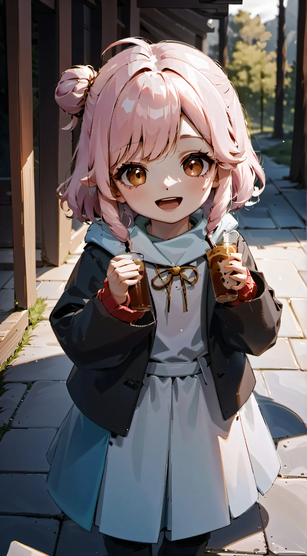 ai character: sakura background