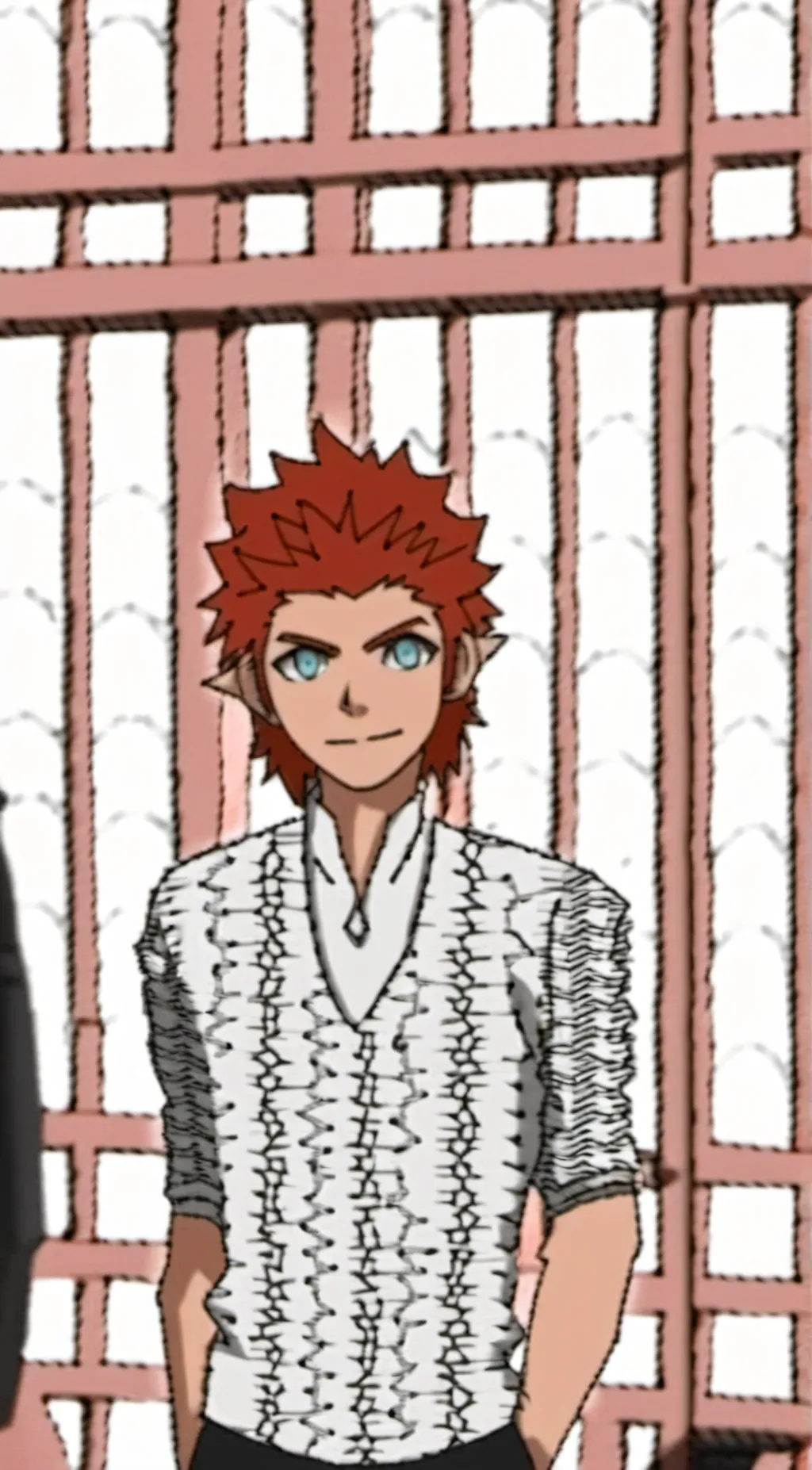 ai character: leon  background