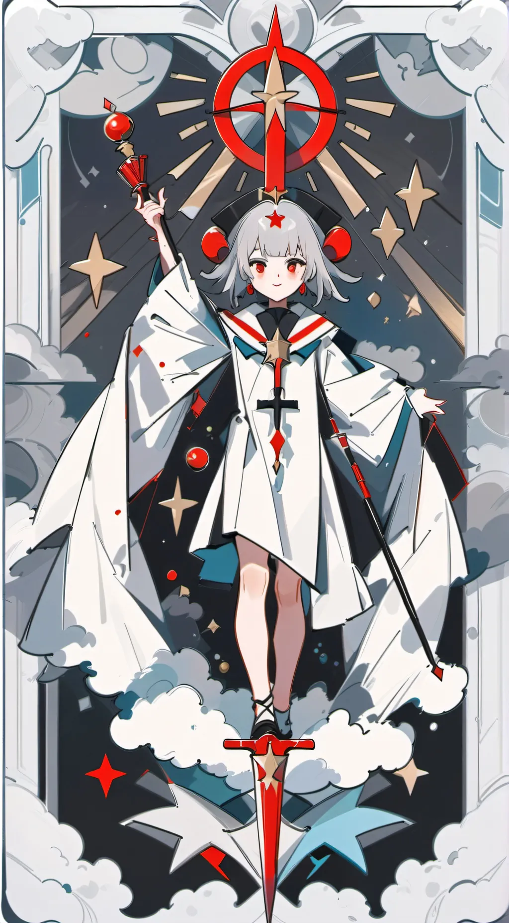 ai character: Color school background