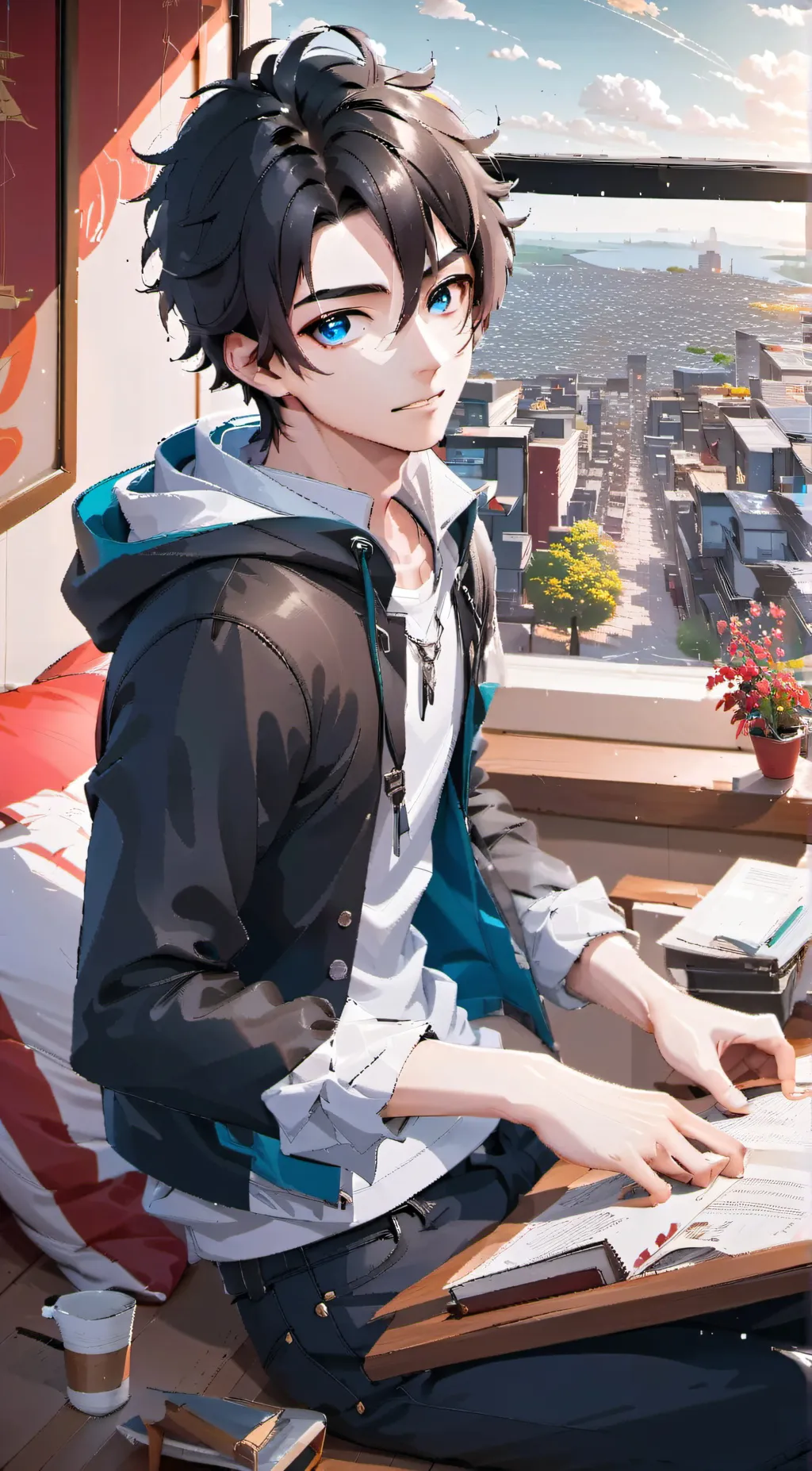 ai character: Kyle background