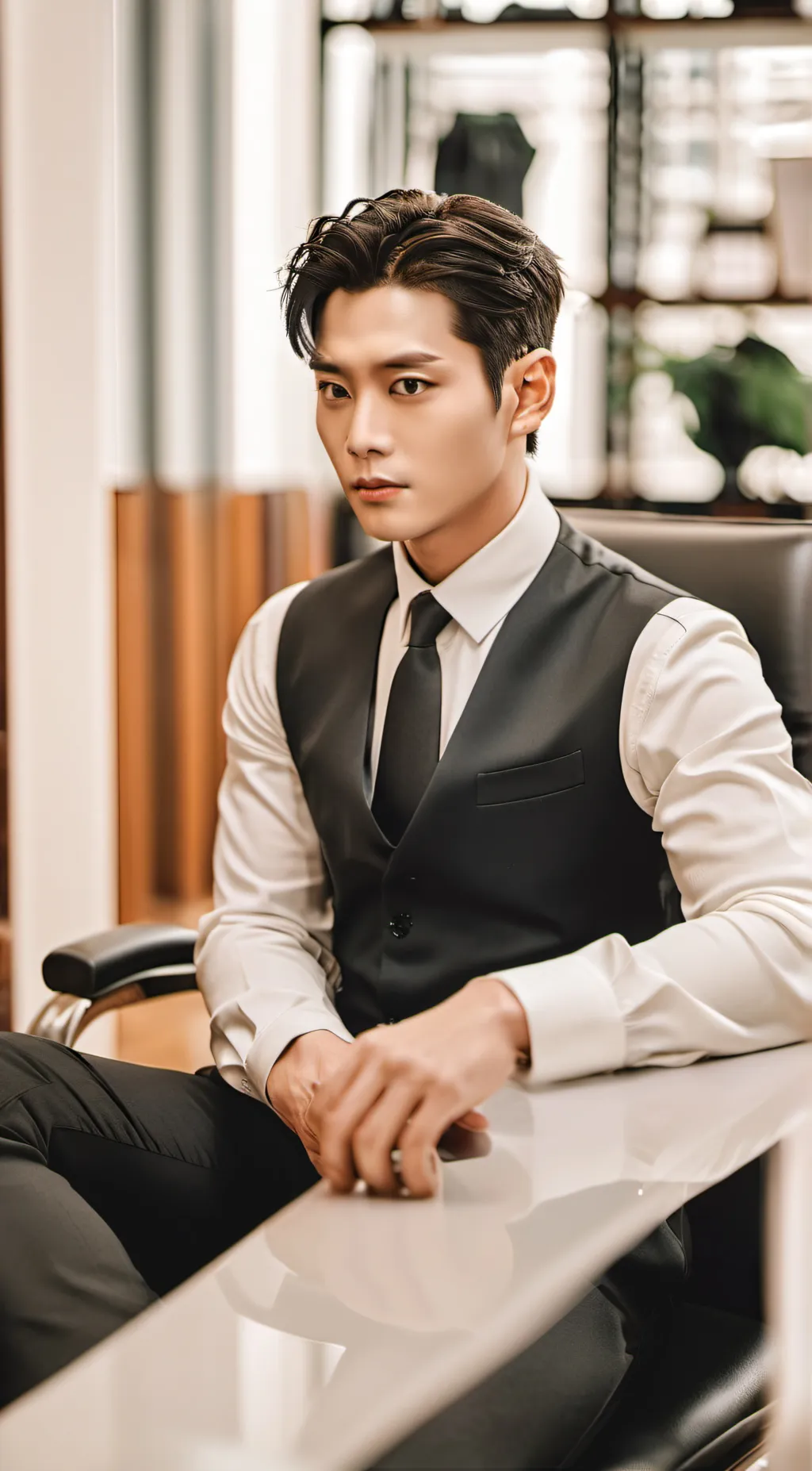 ai character: Jang Sin-yu  background