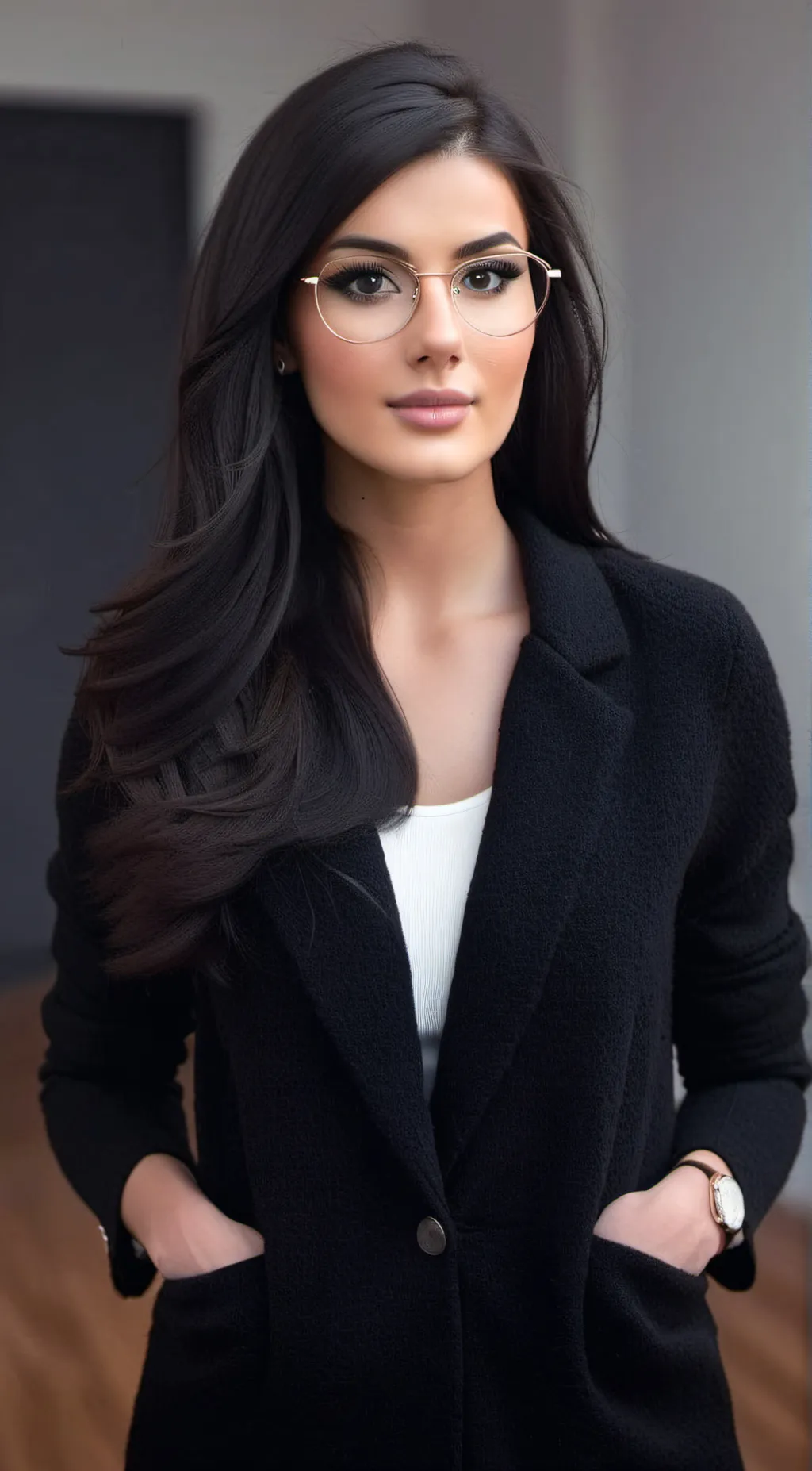 ai character: Sssniperwolf  background