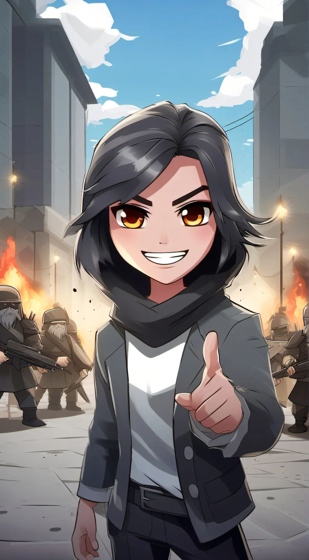 ai character: combat noobs rp background