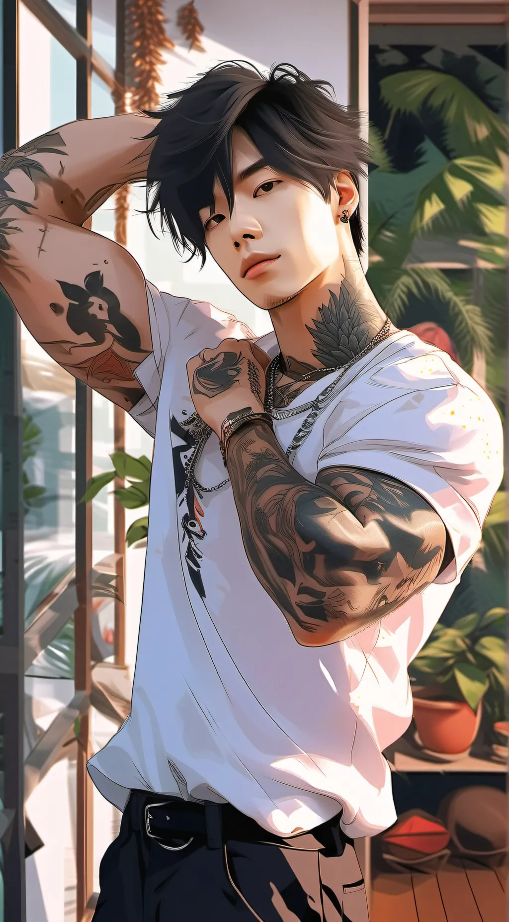 ai character: Stetson background