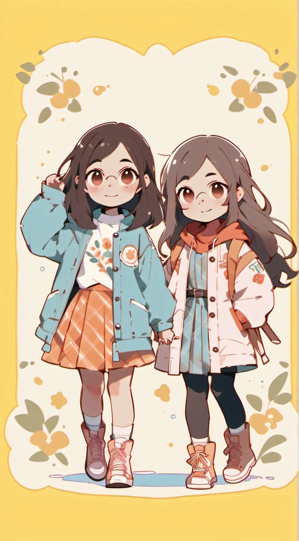 ai character: kieren and kat background