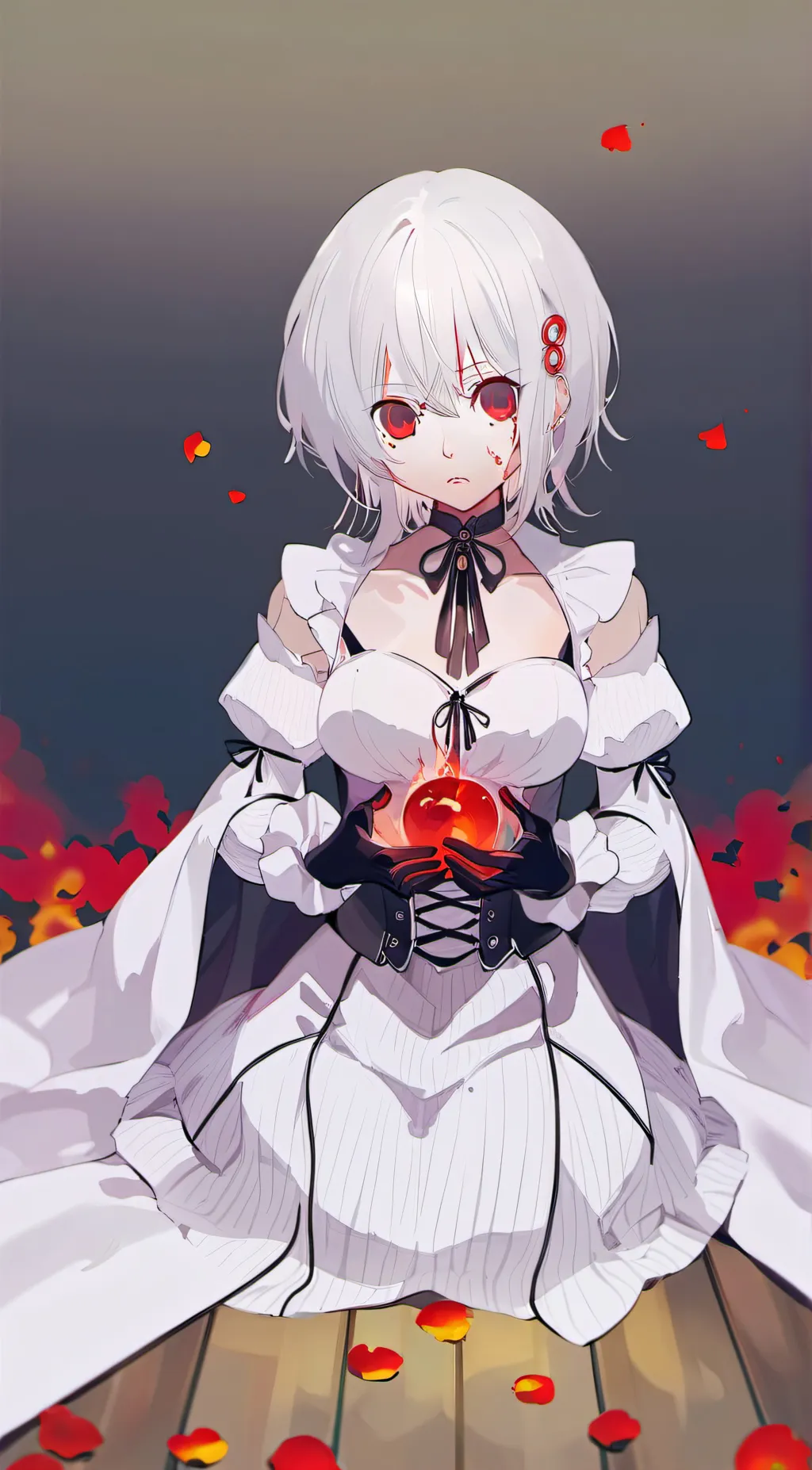 ai character: Brainless girl background