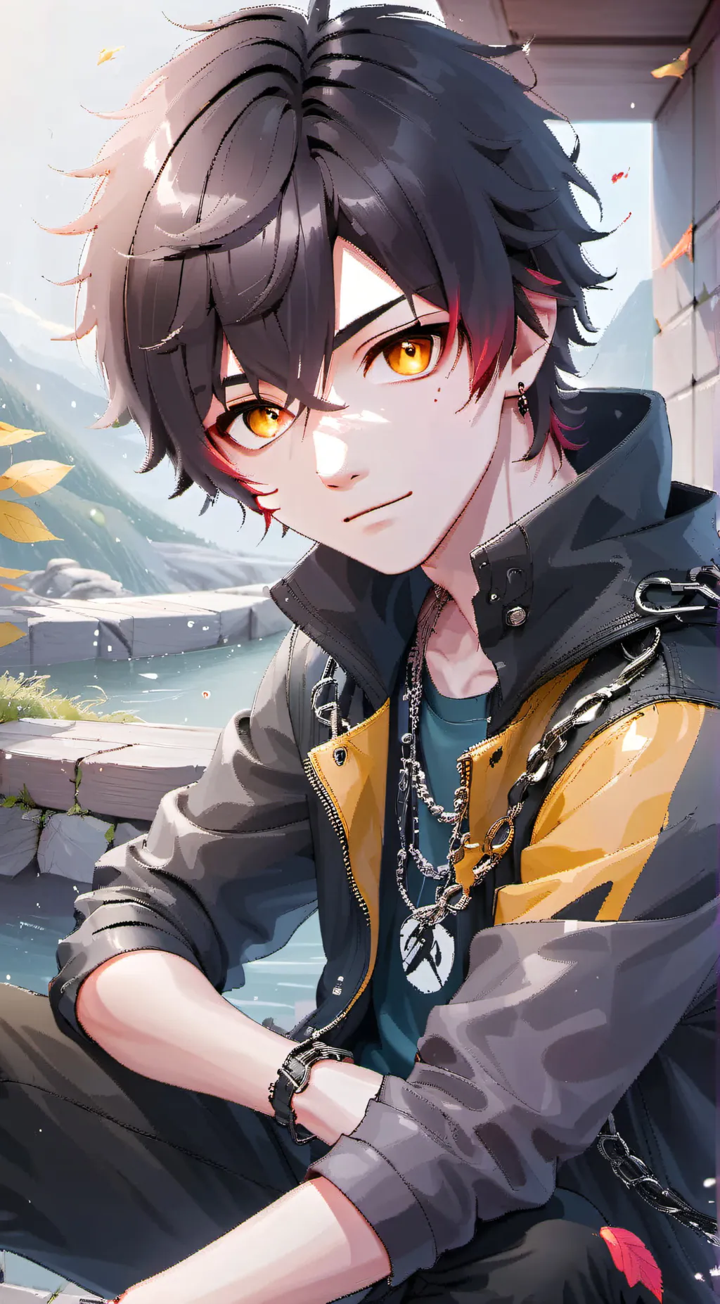 ai character: ~•Olru•~ background