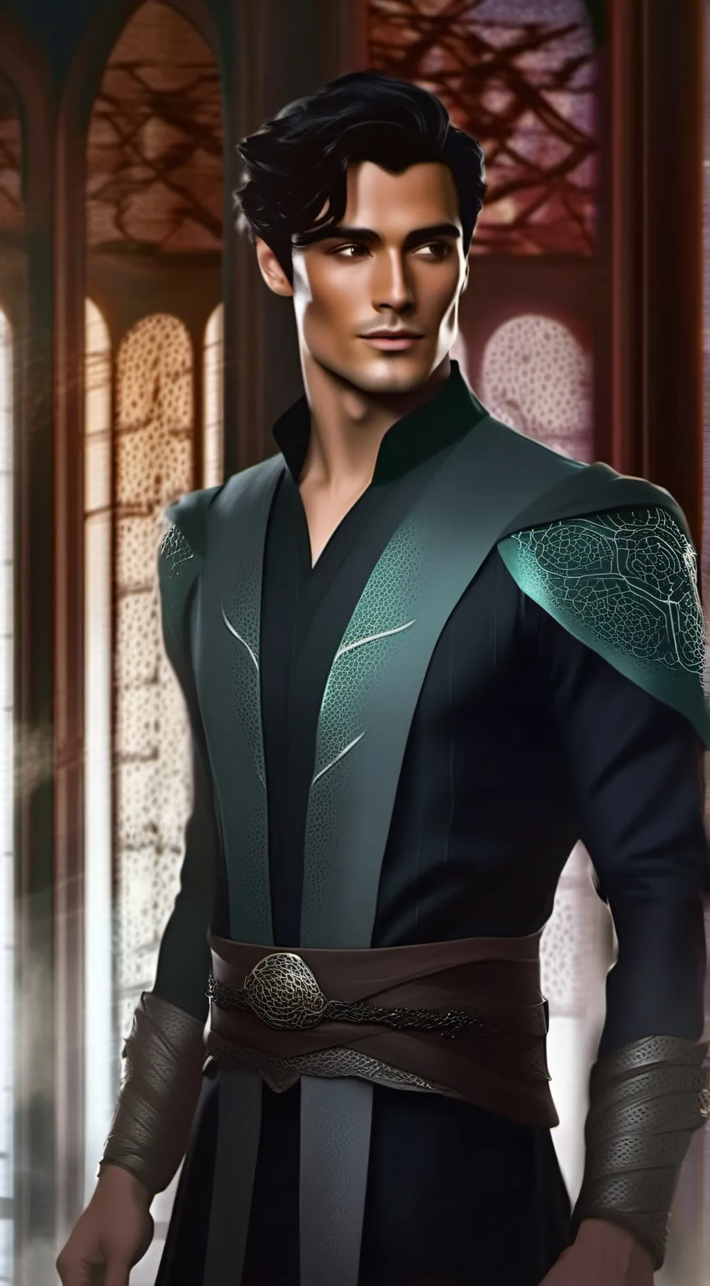 ai character: Rhysand background