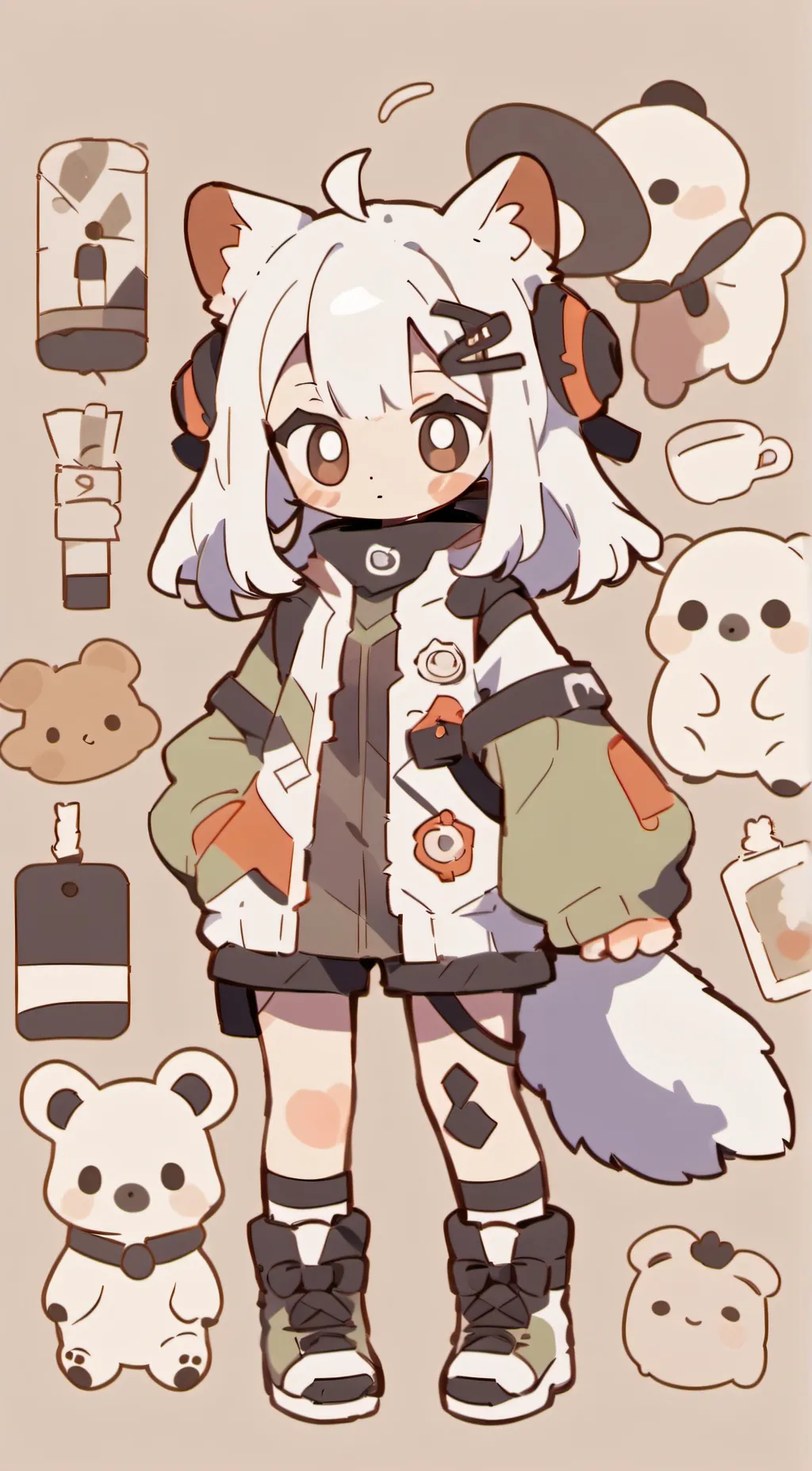 ai character: Smiling critters! background