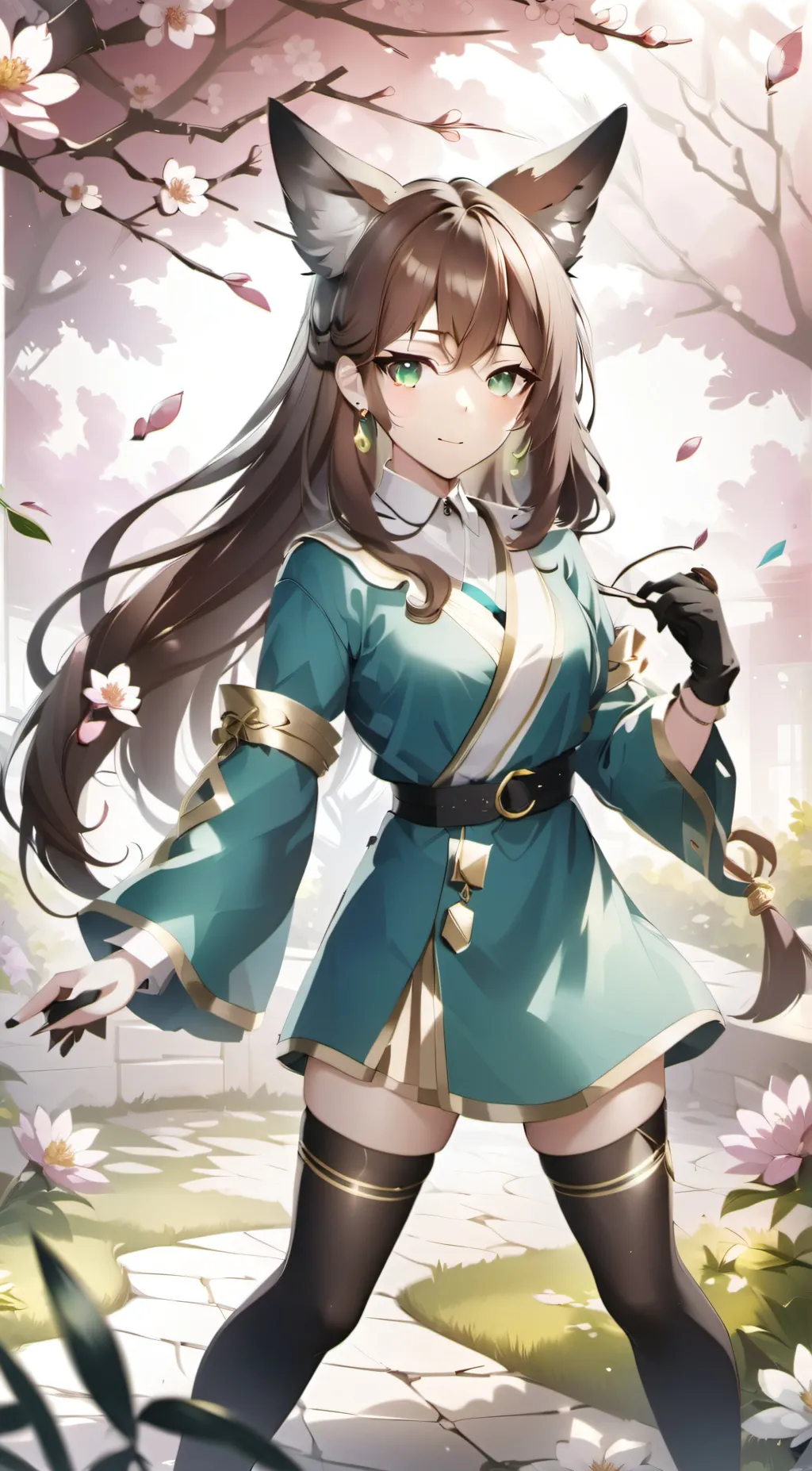 ai character: Neko girl background