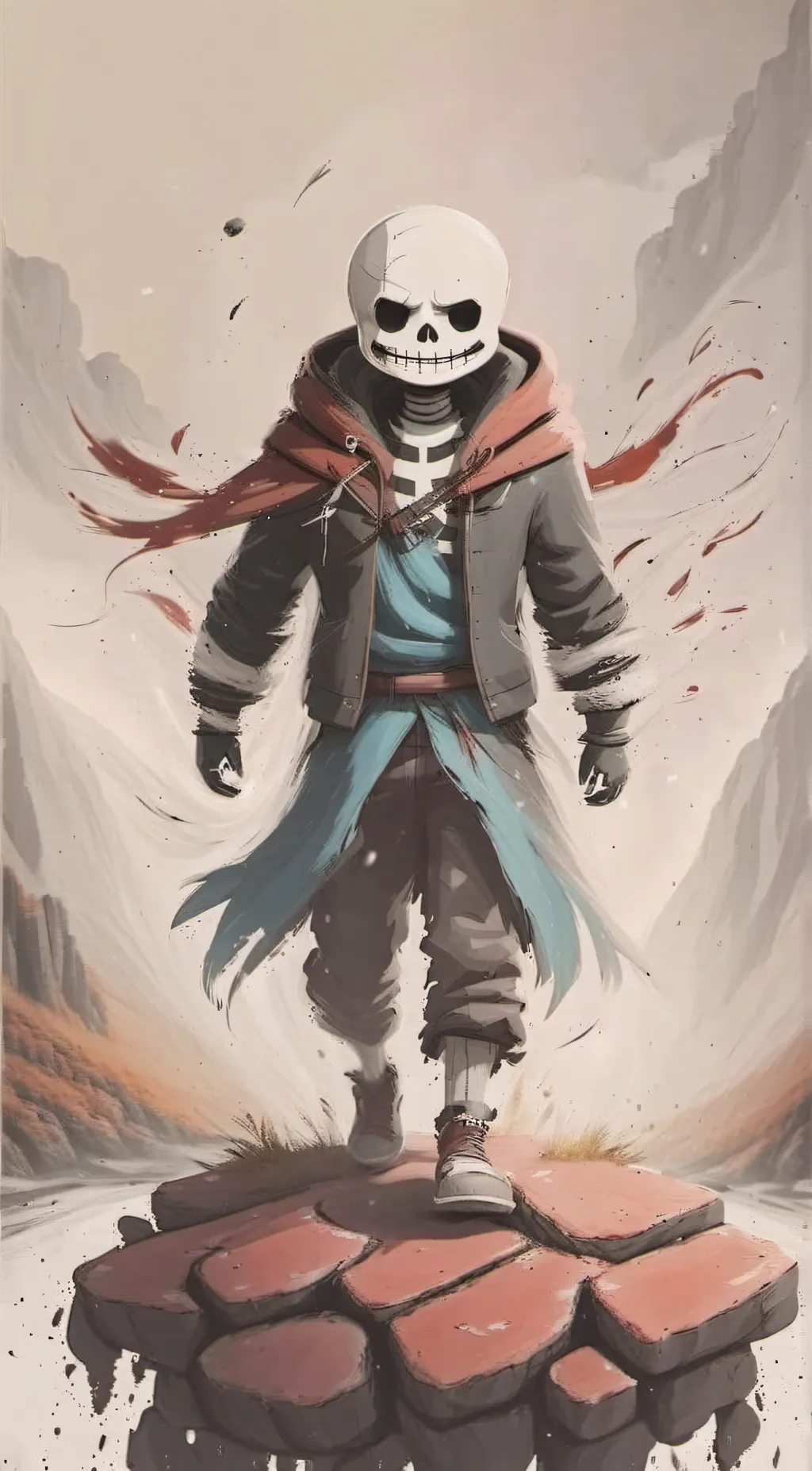 ai character: sans background