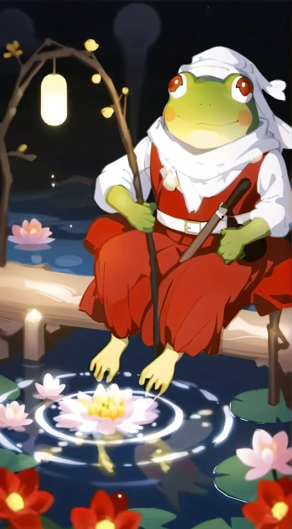 ai character: Mr. Frogstir background