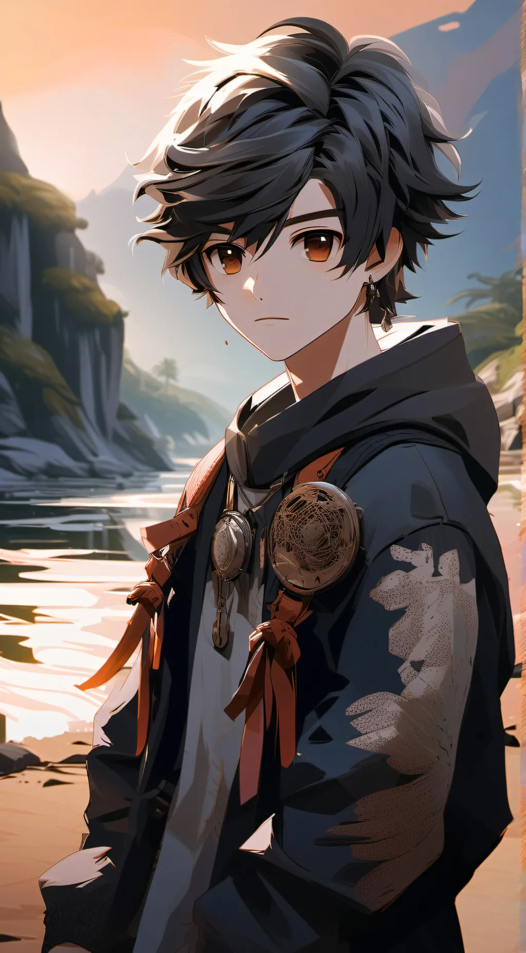 ai character: Jacon  background