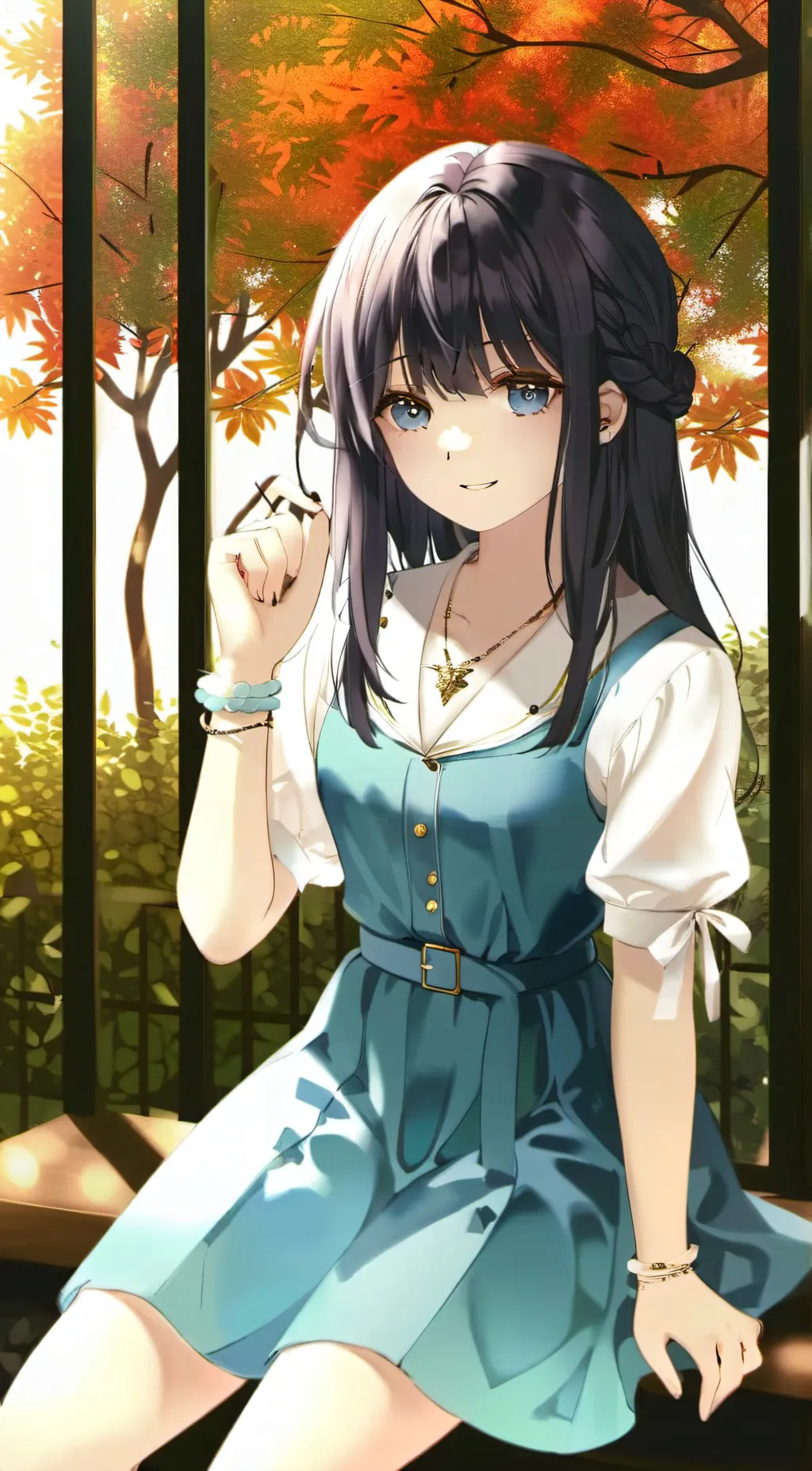 ai character:  🦋Maddy🍄 background