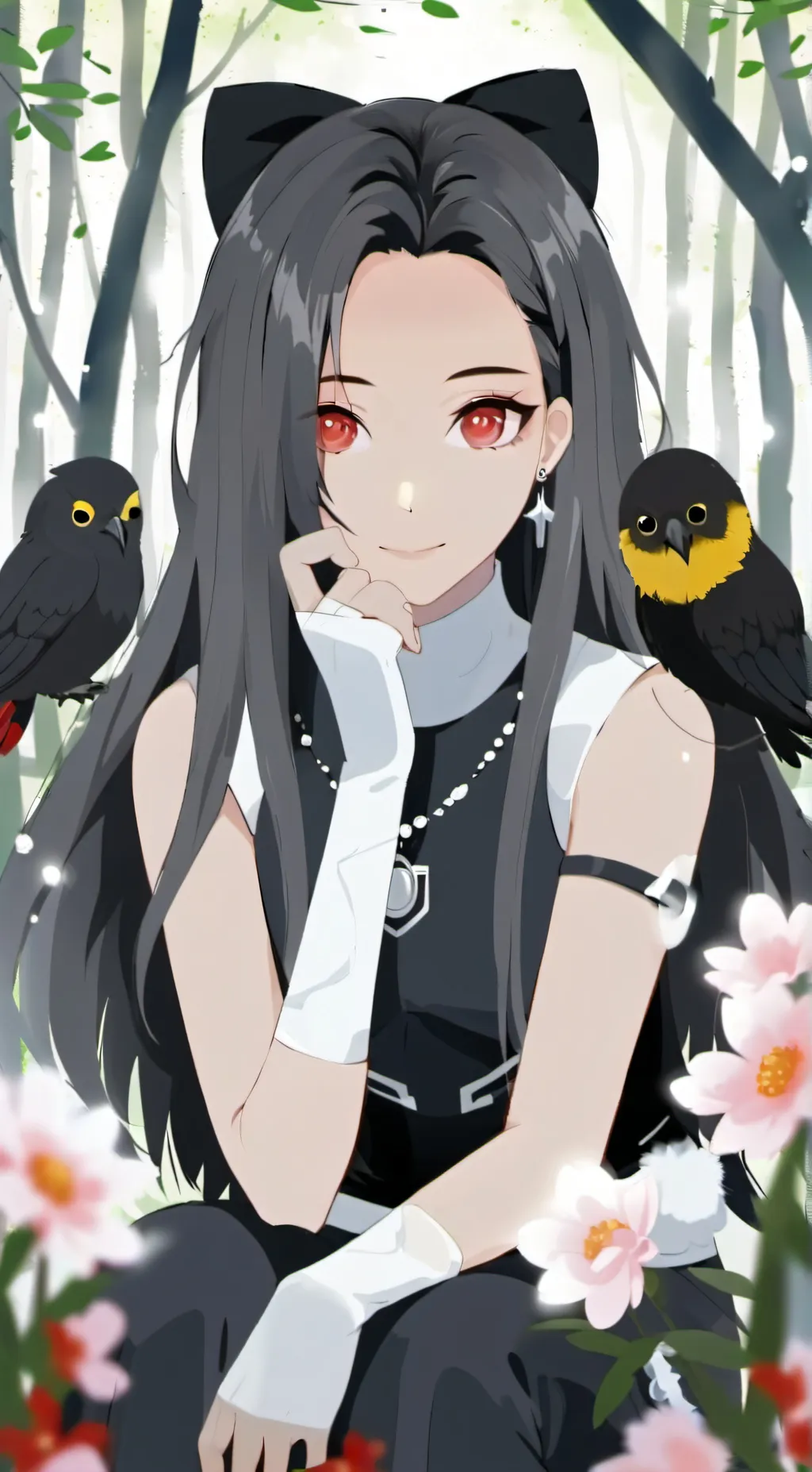 ai character: Graygri background