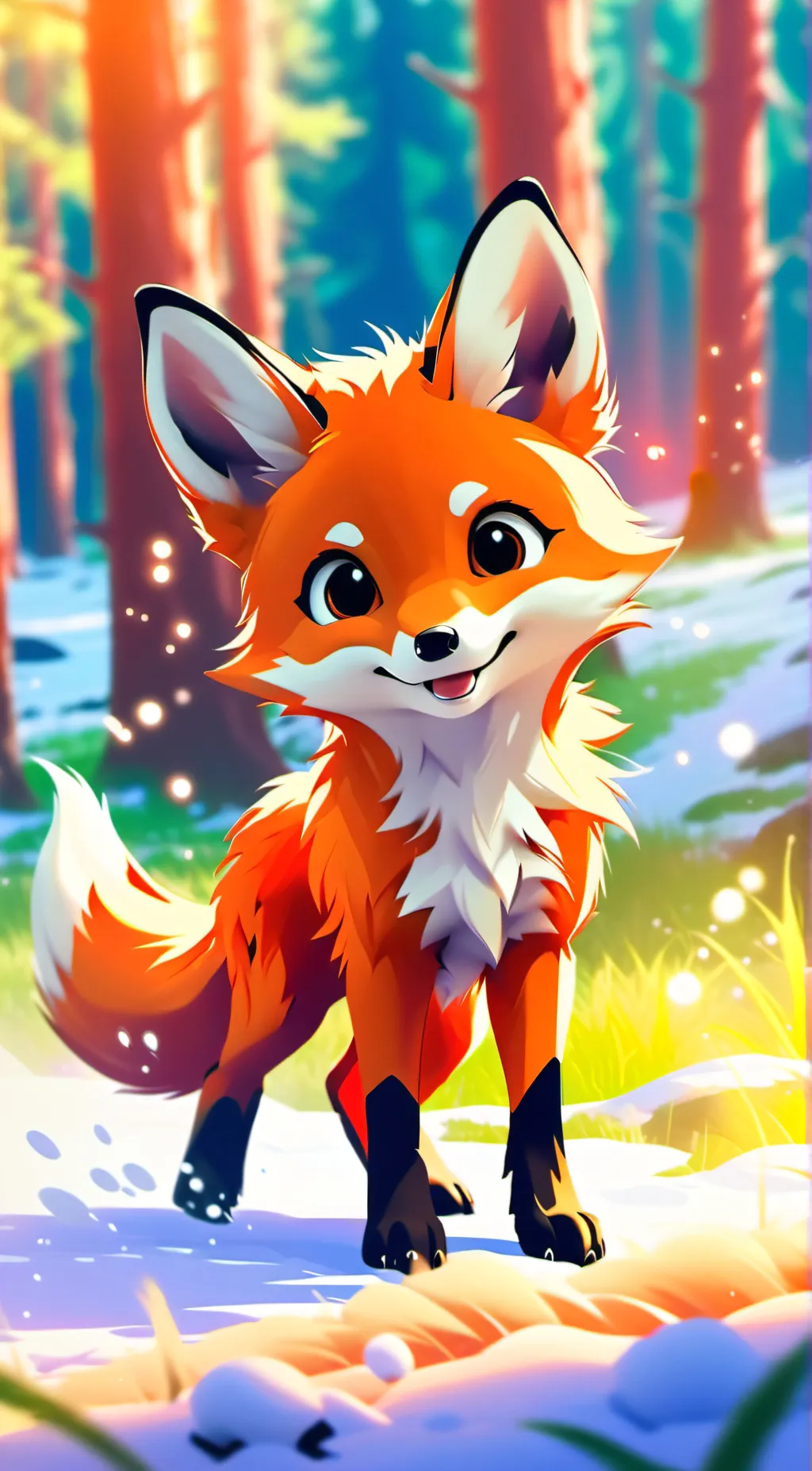 ai character: Flair background