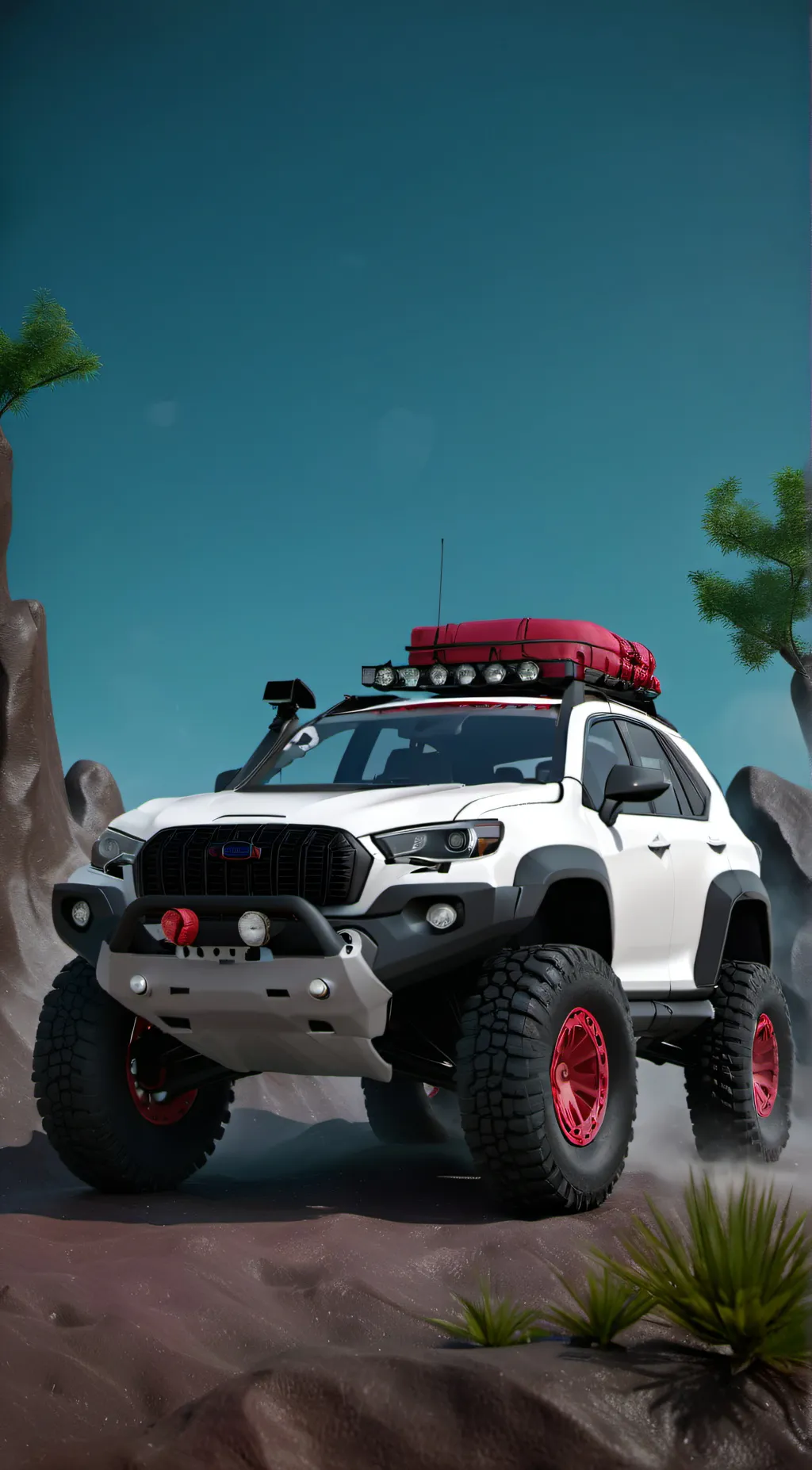 ai character: Subaru Outback  background