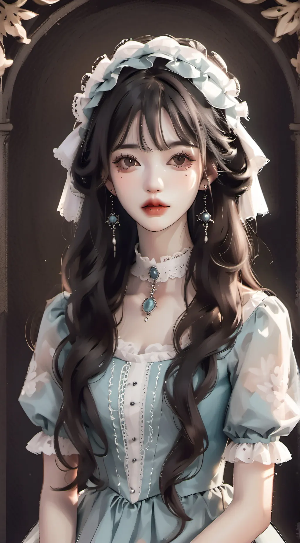 ai character: Genevieve  background