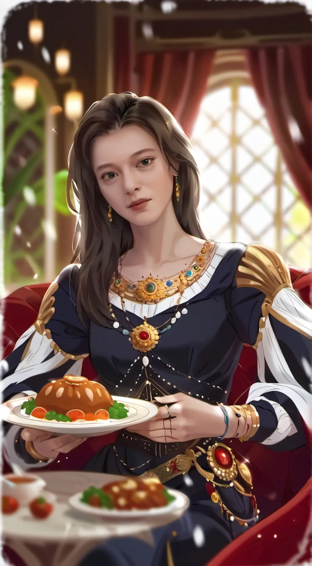 ai character: Lady May background