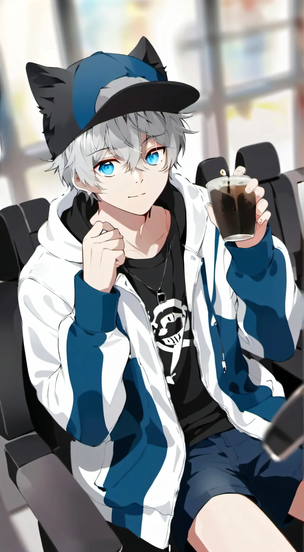 ai character: Adam  background