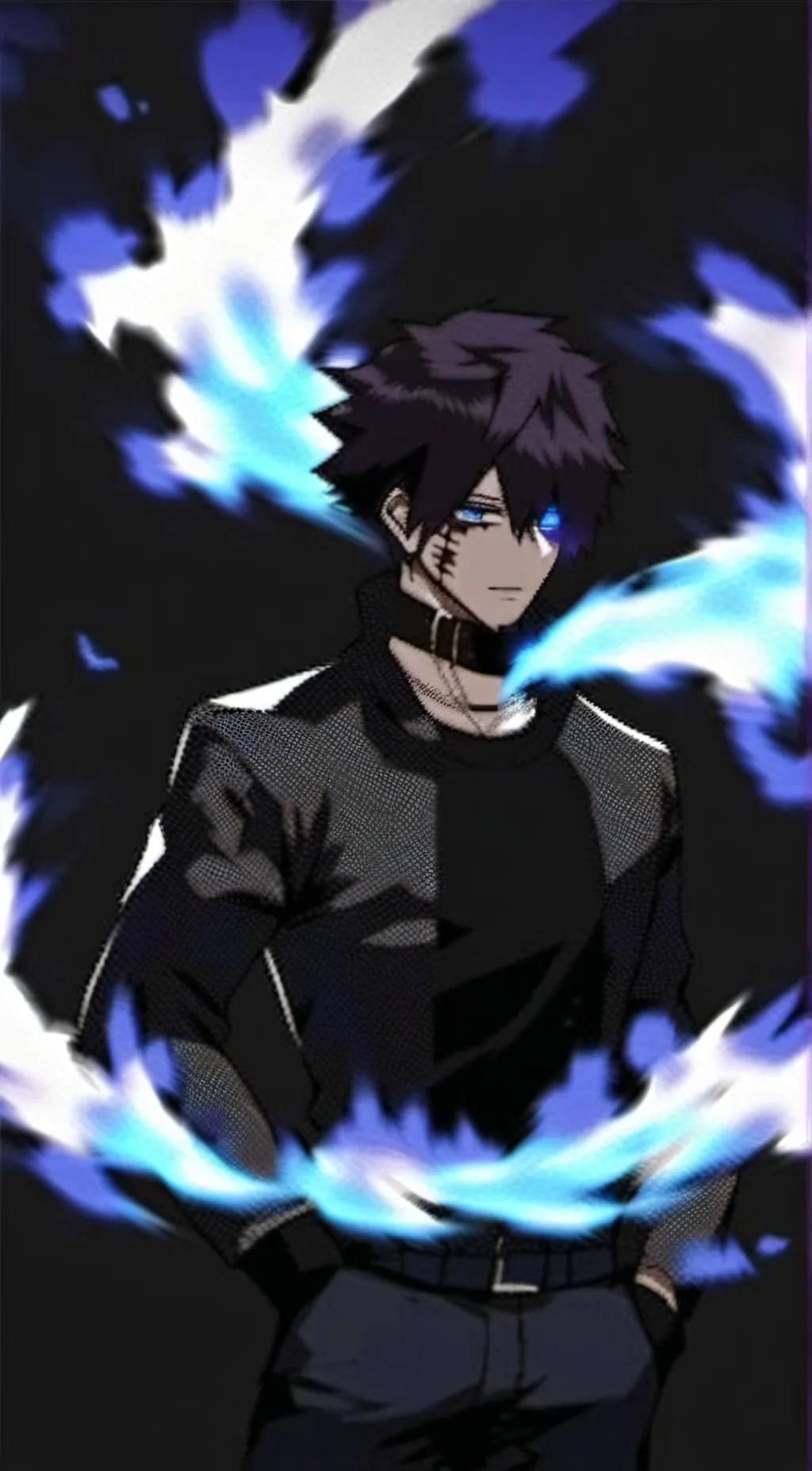 ai character: Dabi background