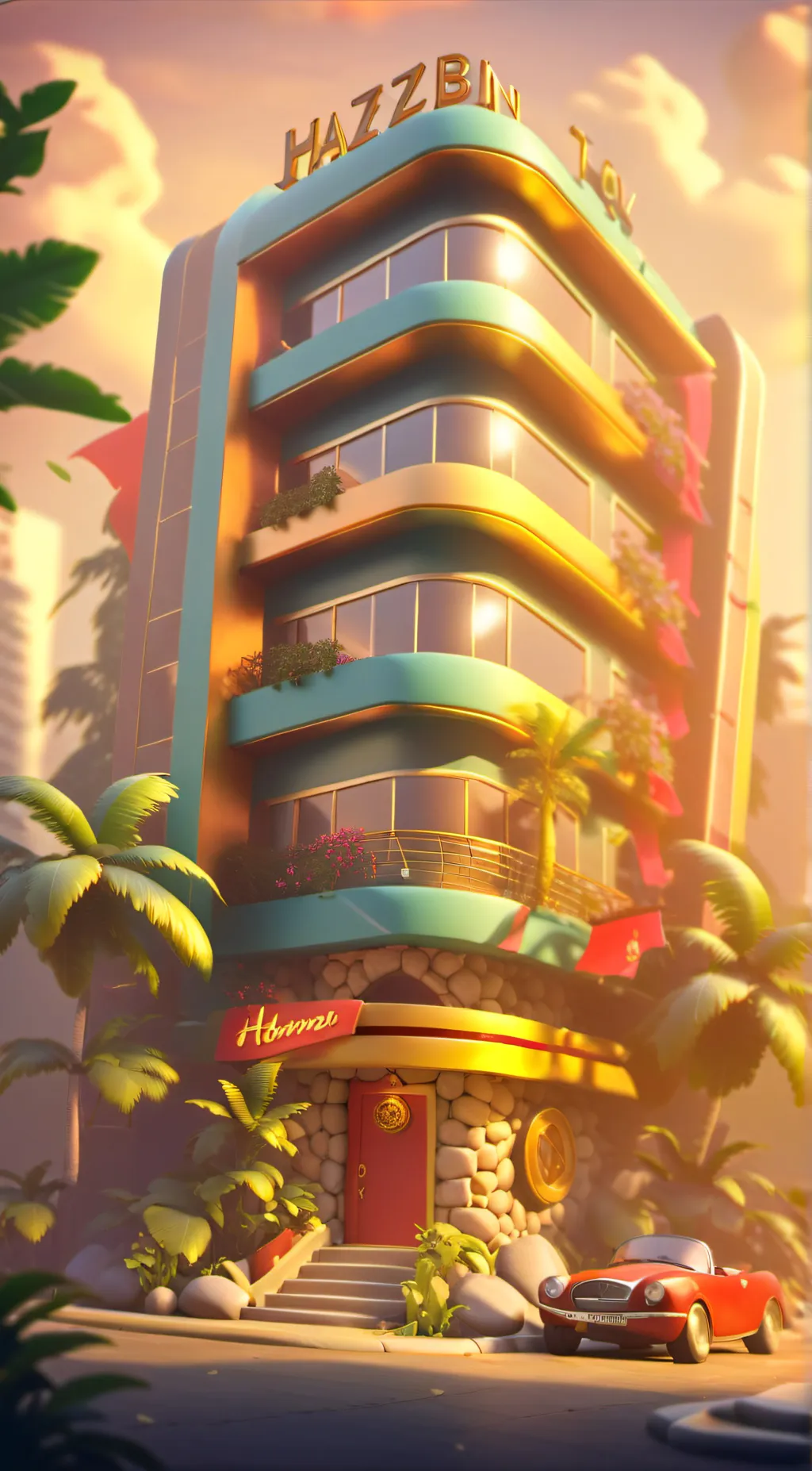 ai character: Hazbin hotel! background