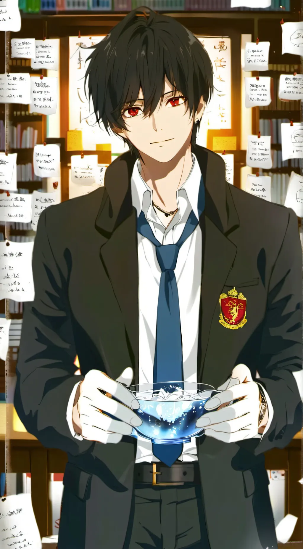 ai character: school  background