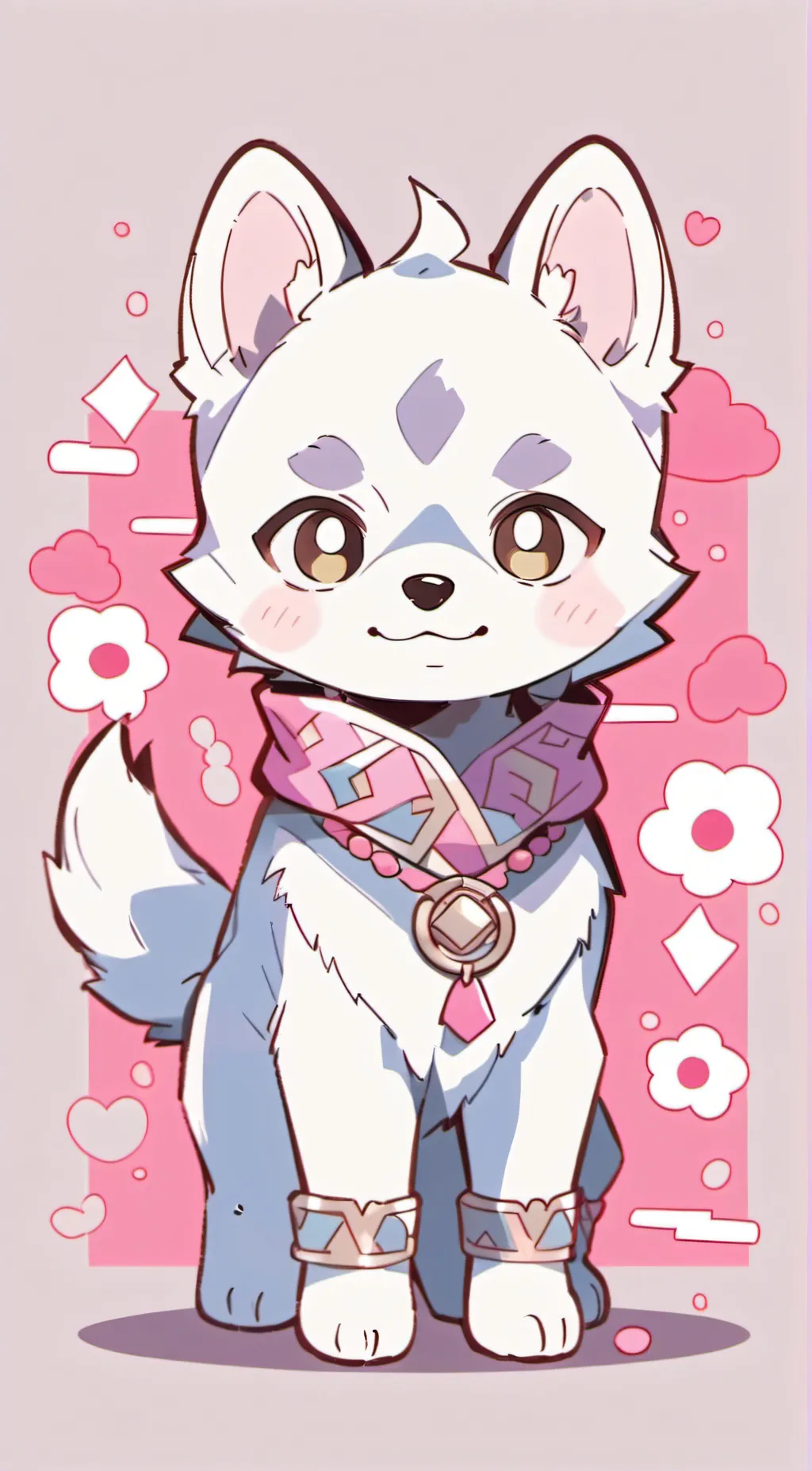 ai character: bakugo&husk background