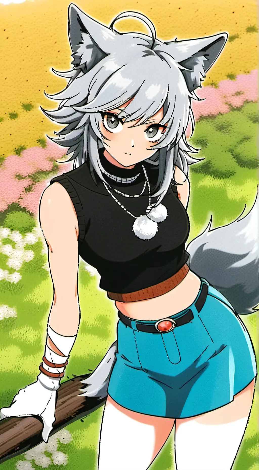 ai character: Dusk background