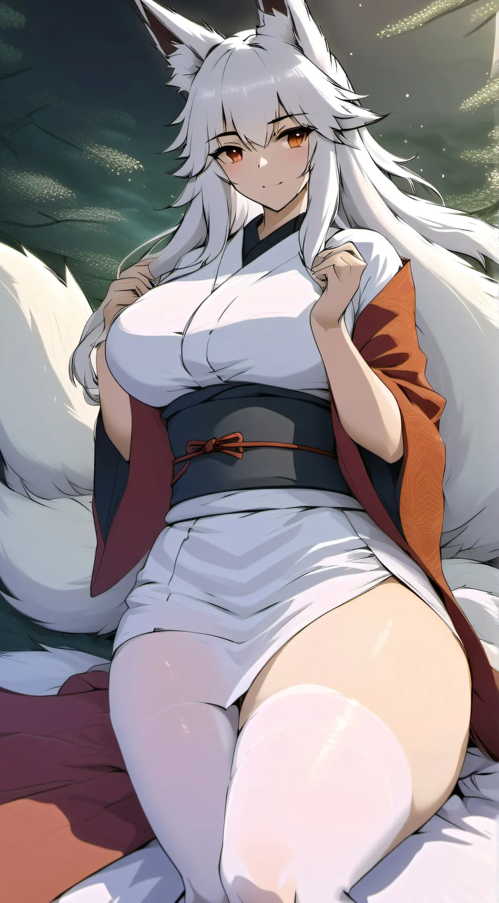 ai character: FoxGirl(OG) background