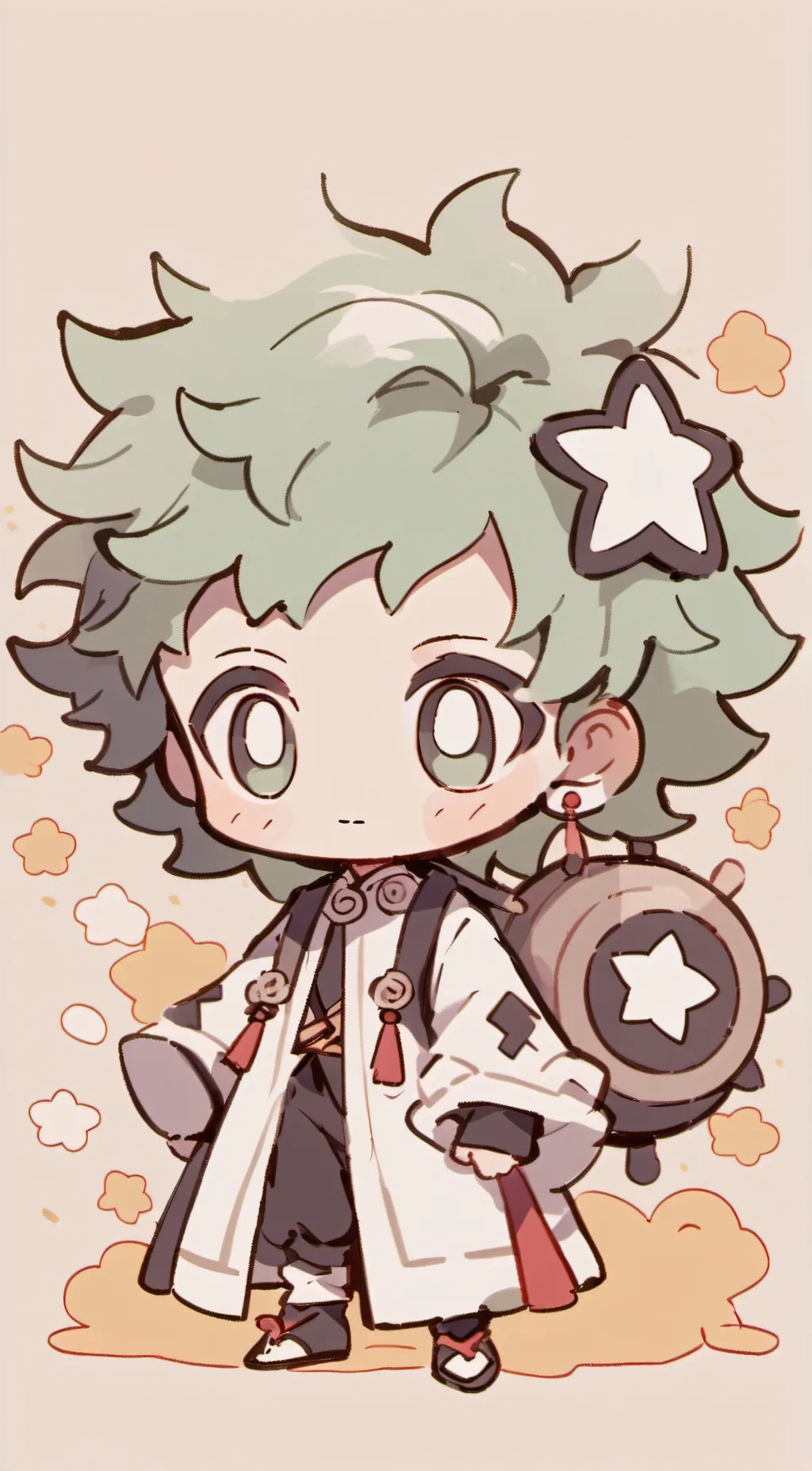 ai character: deku background