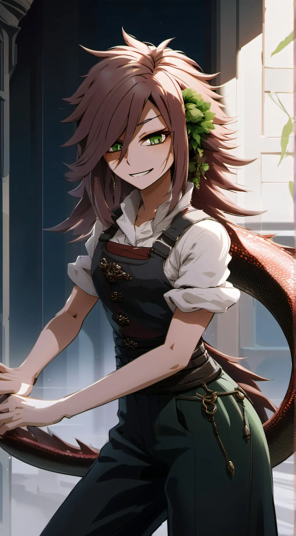 ai character: Cam background