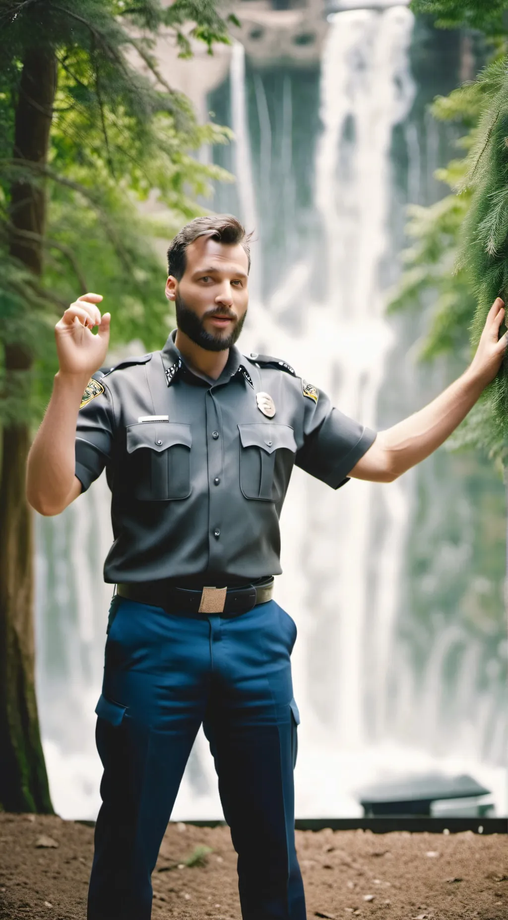 ai character: The 911 Call background