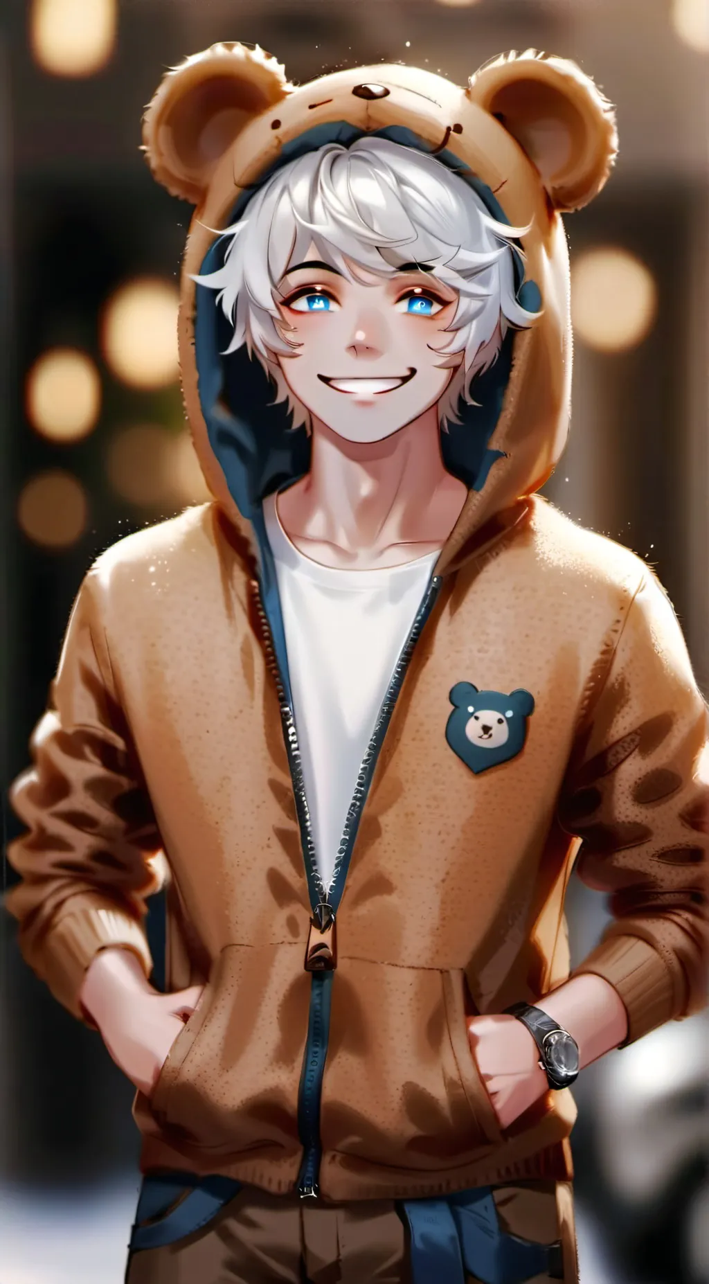 ai character: Mac. background