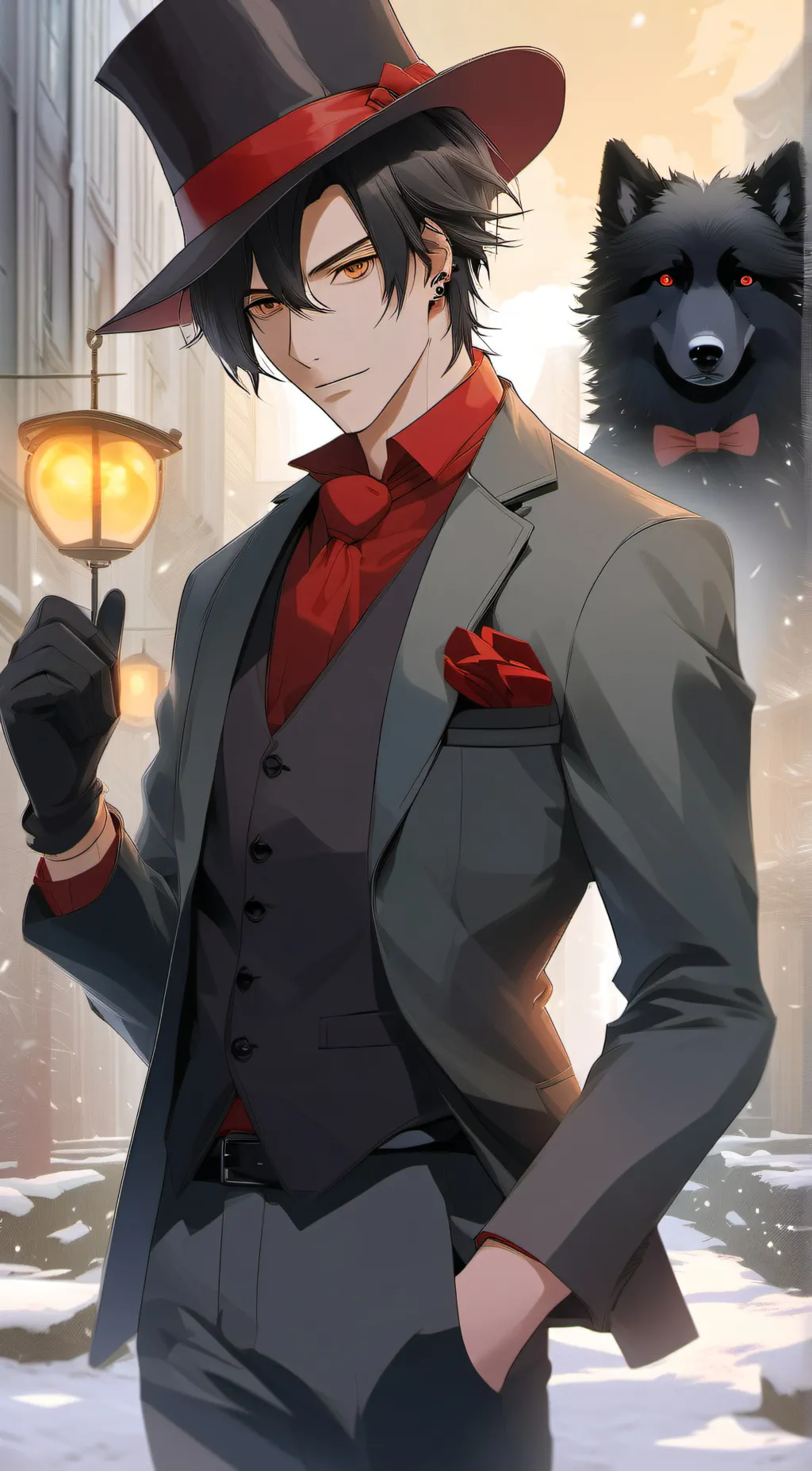 ai character: Puppet master background