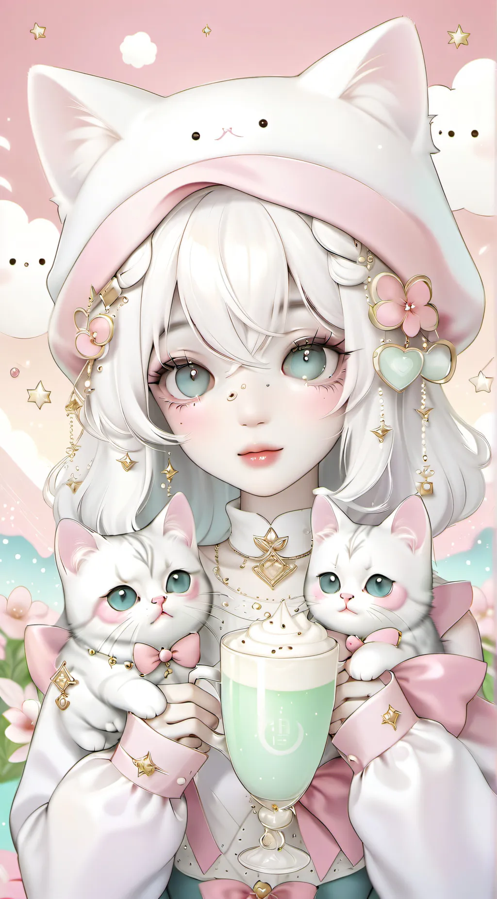 ai character: uwu cat sus infect background
