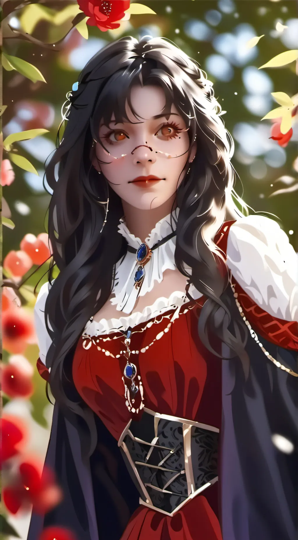 ai character: Sakura background