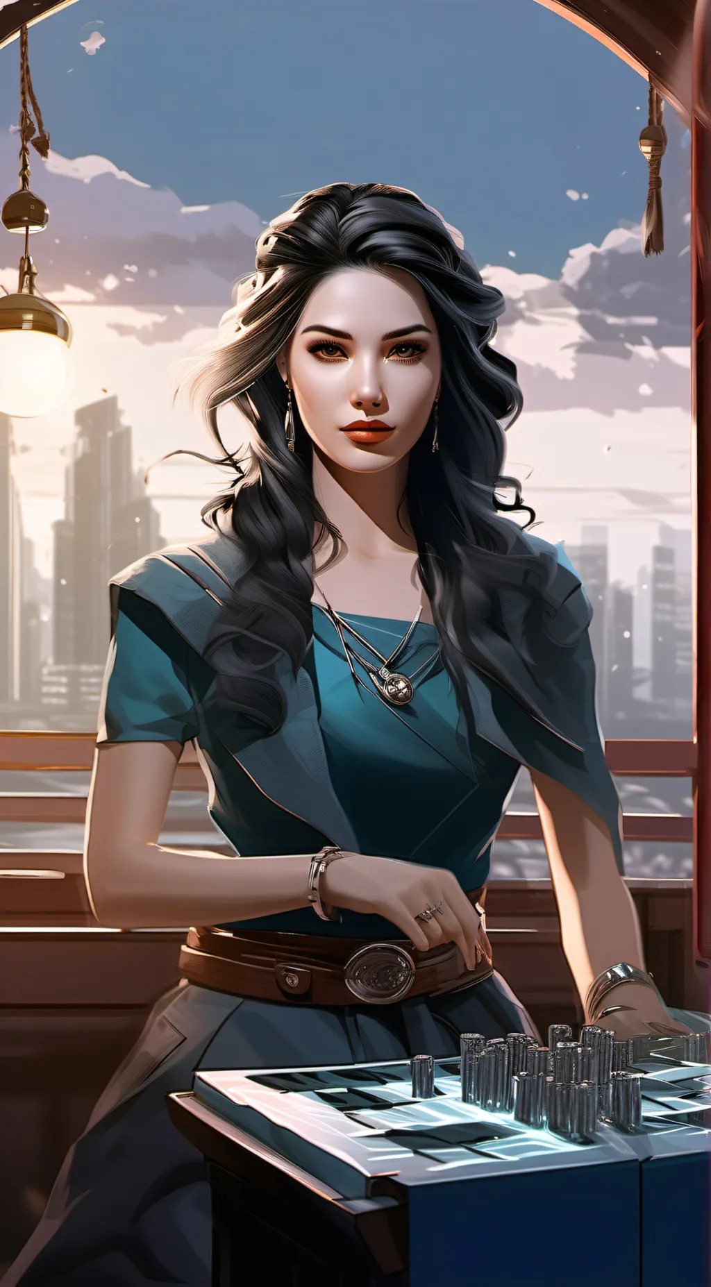 ai character: Chole  background