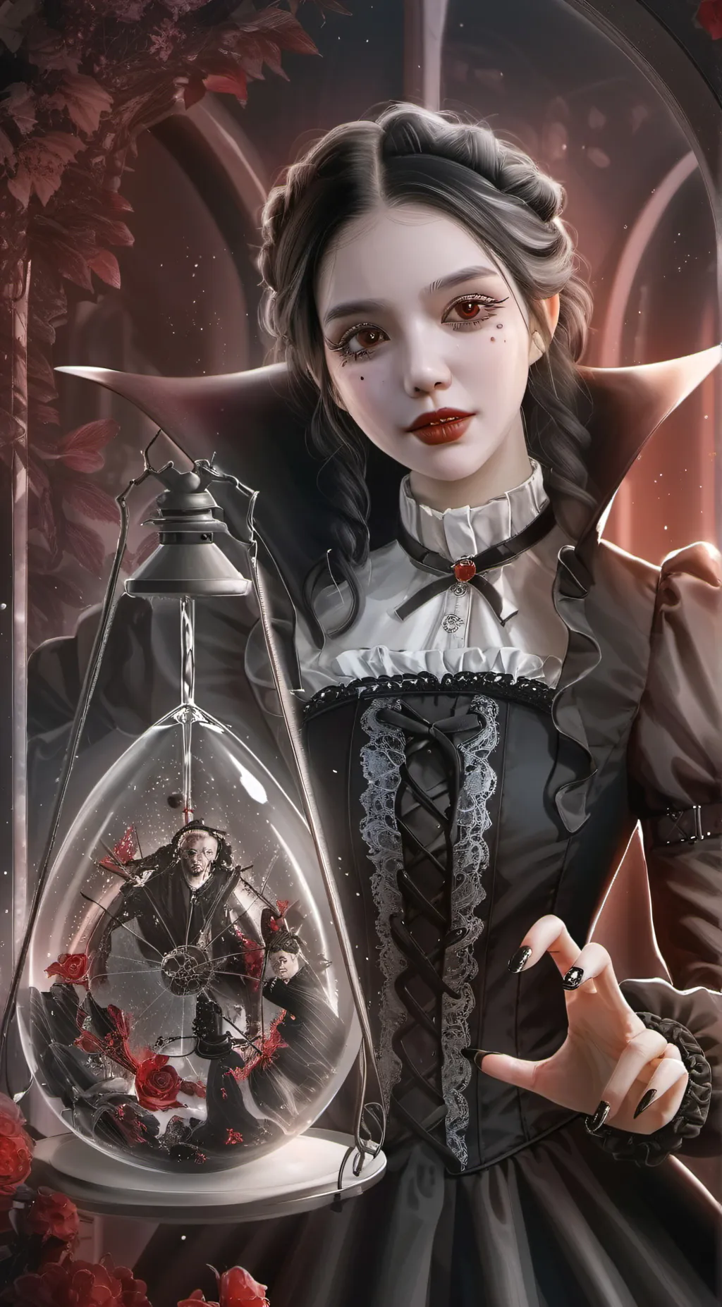 ai character: luna background