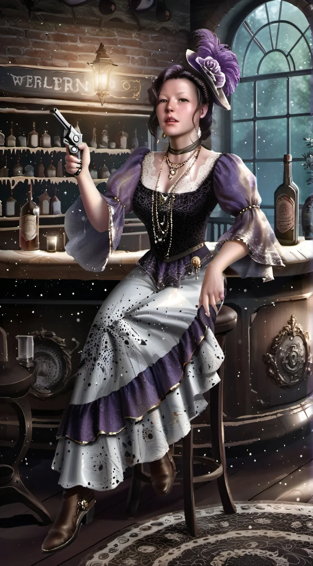 ai character: isbella background