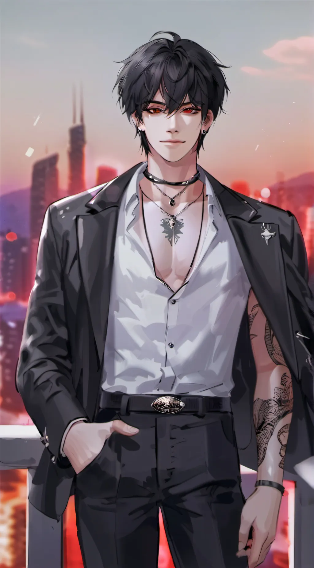 ai character: Zach background