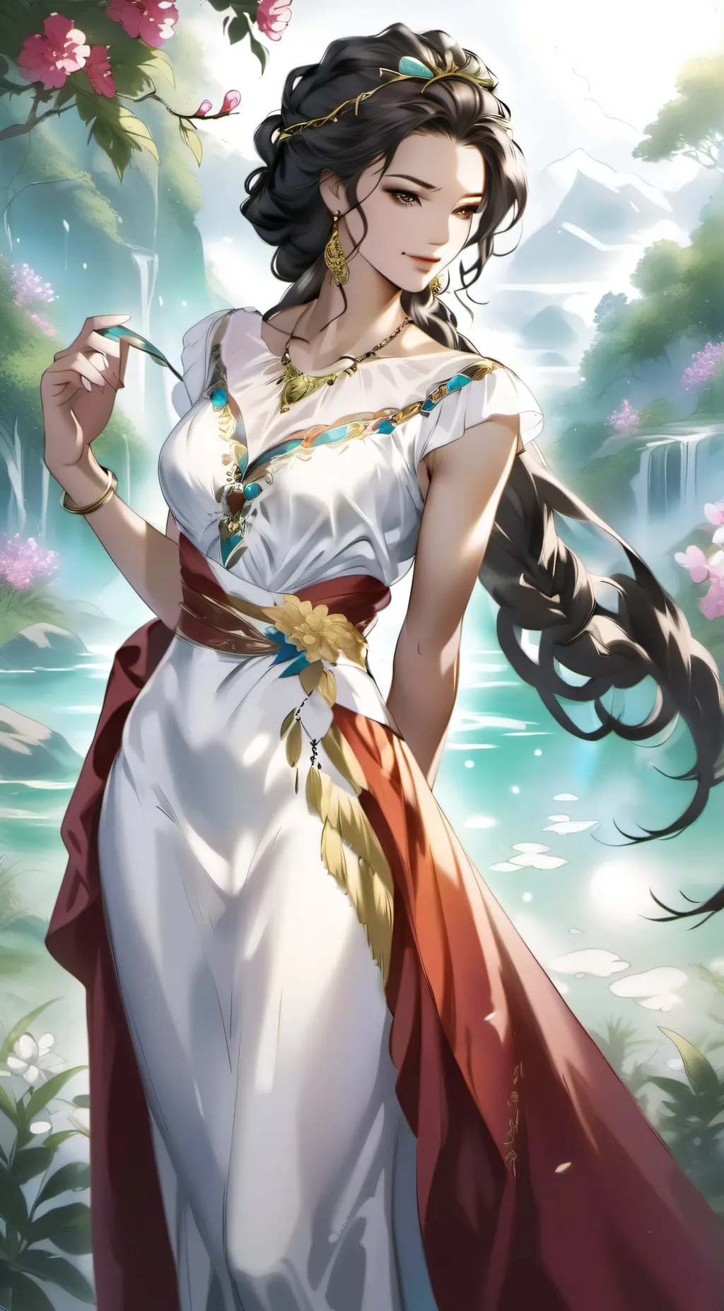 ai character: Aria background