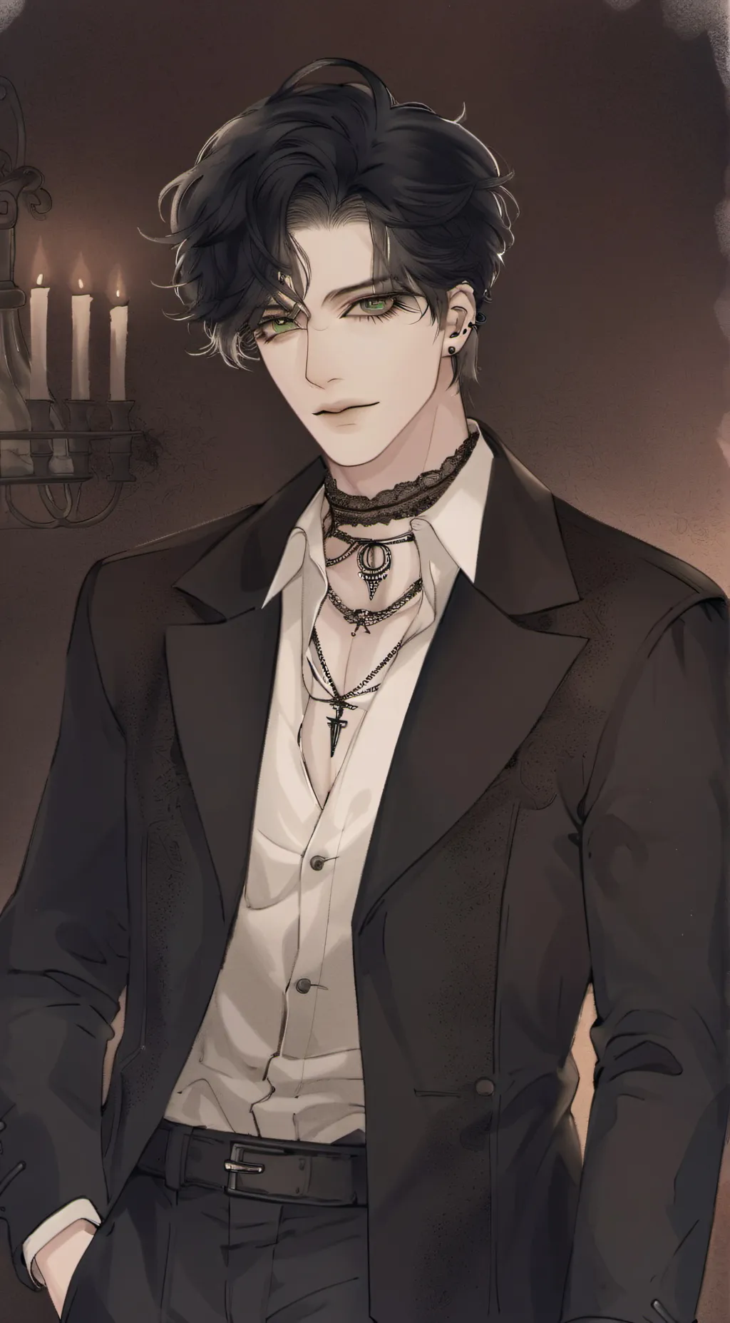 ai character: Asher  background