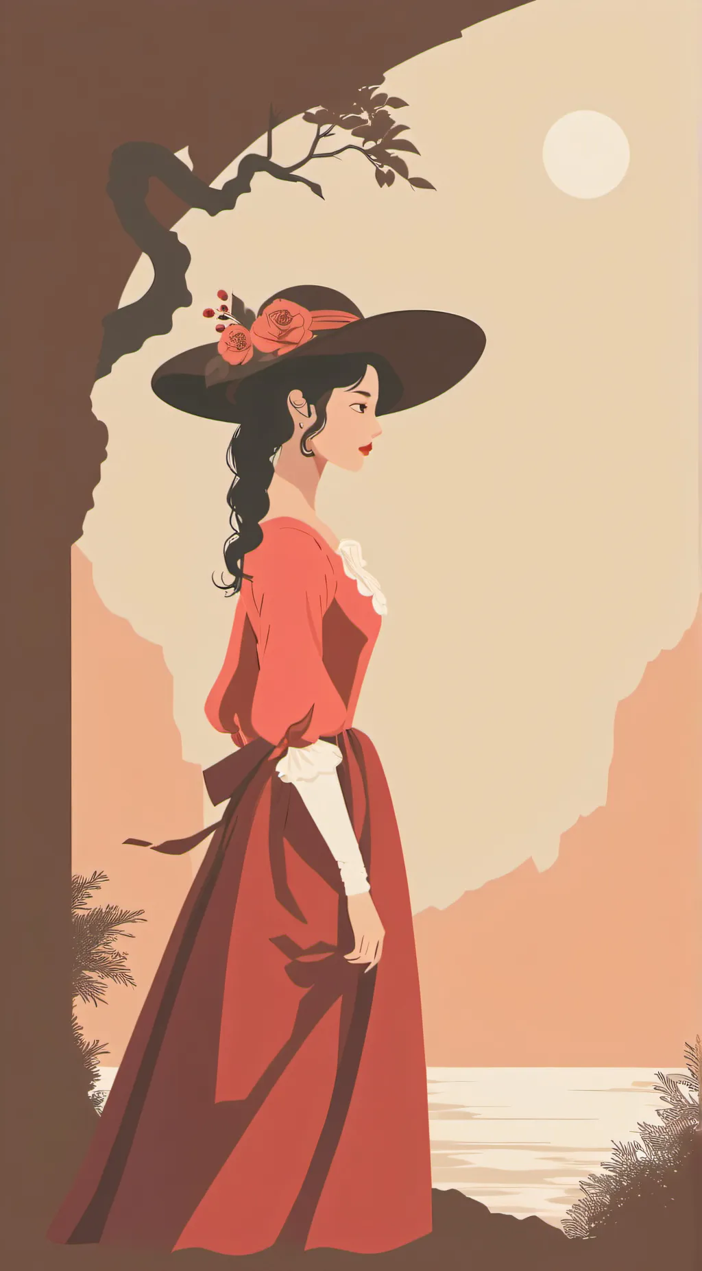 ai character: Angelina background