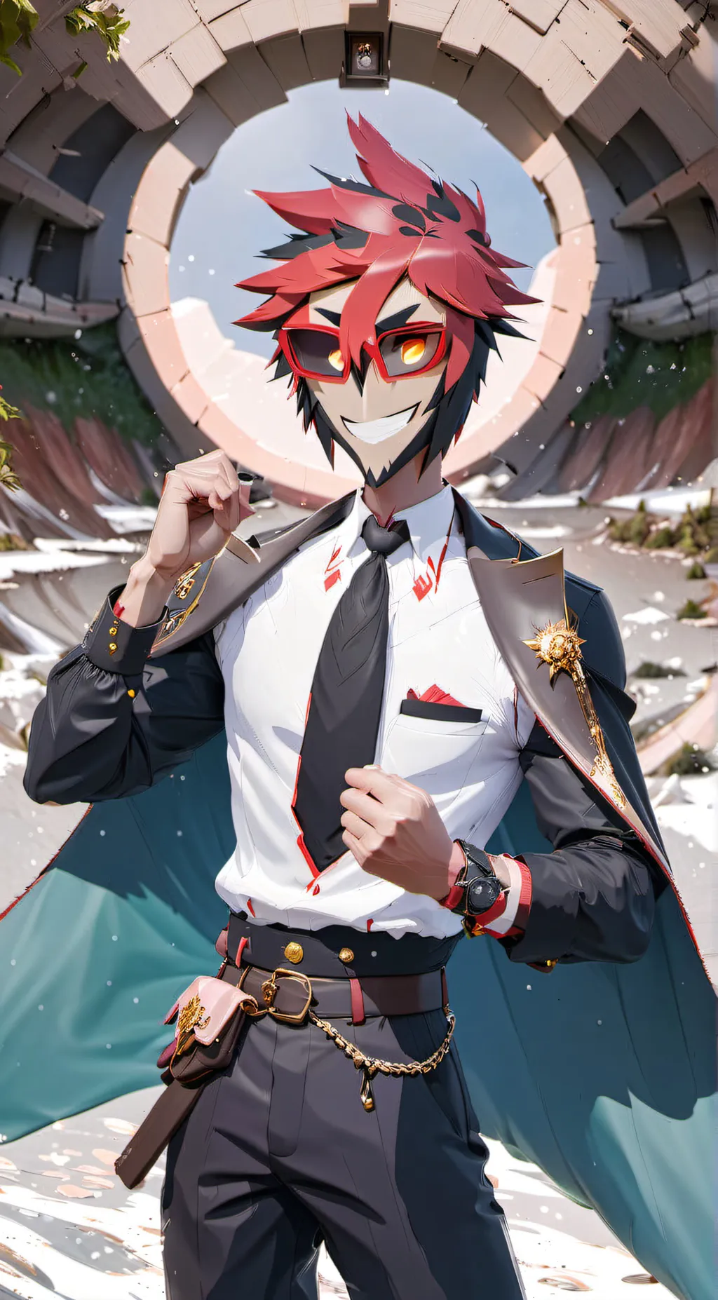 ai character: alastor!!! background