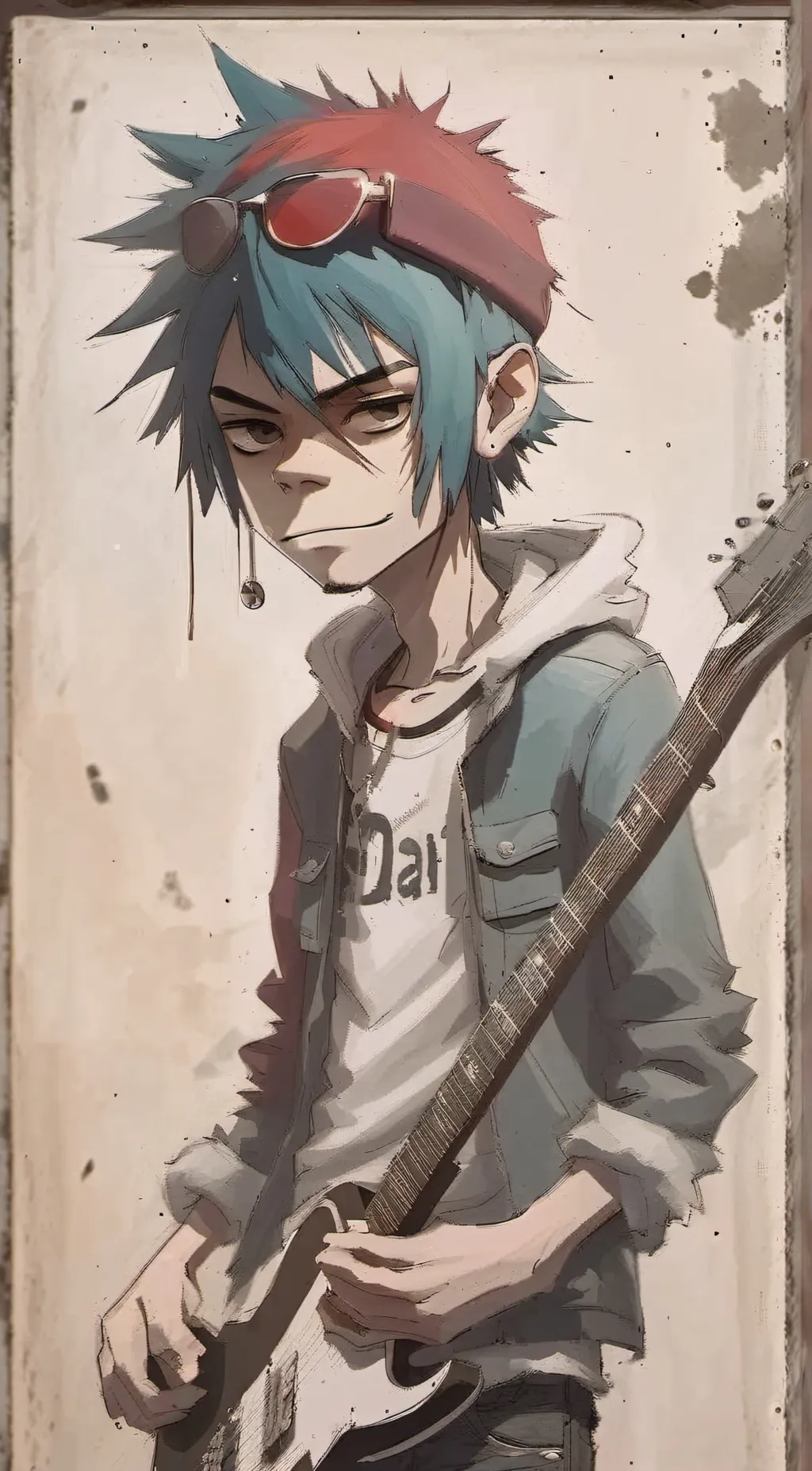 ai character: 2-d  background